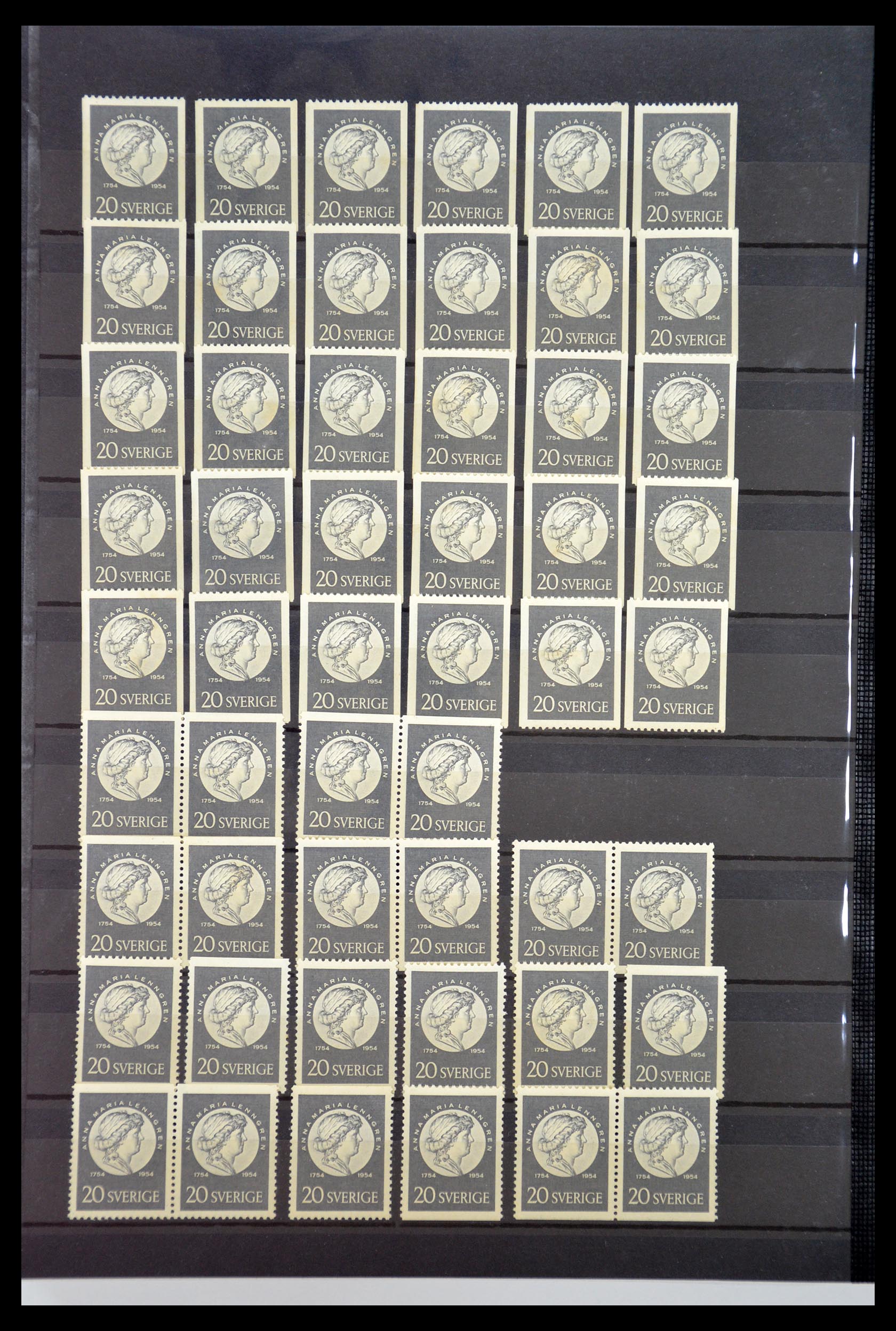 35110 089 - Postzegelverzameling 35110 Zweden 1891-1980.