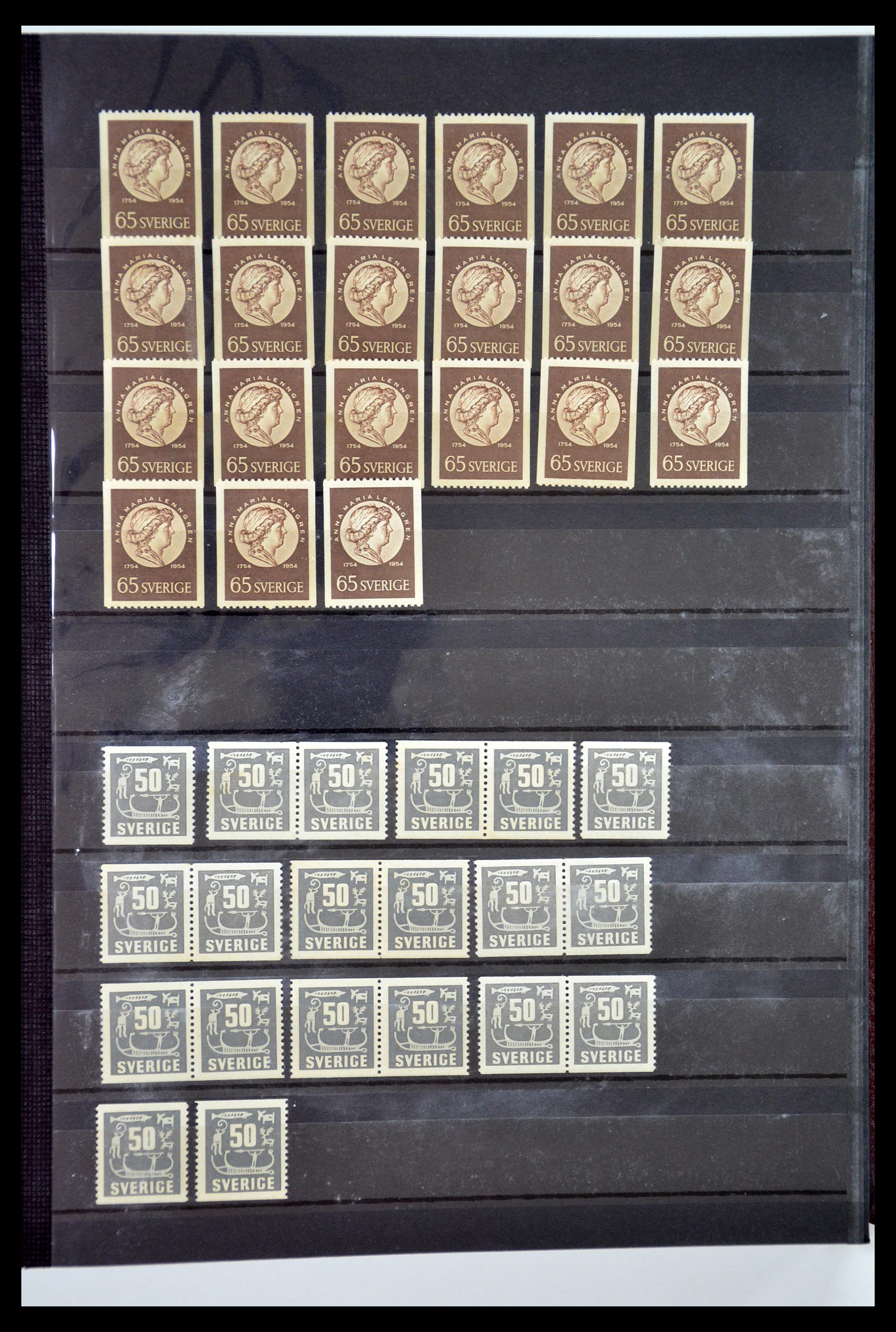 35110 090 - Postzegelverzameling 35110 Zweden 1891-1980.
