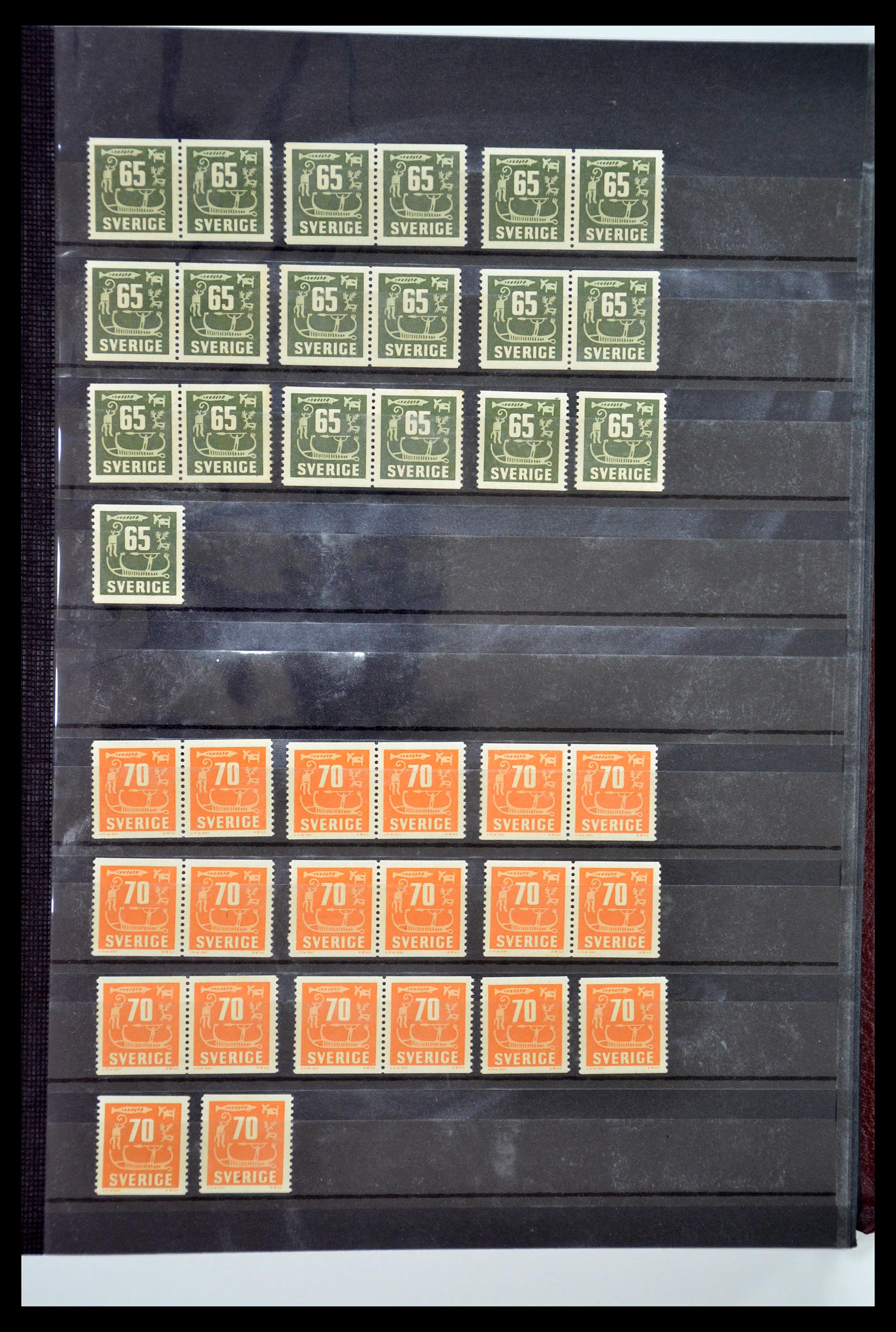 35110 092 - Postzegelverzameling 35110 Zweden 1891-1980.