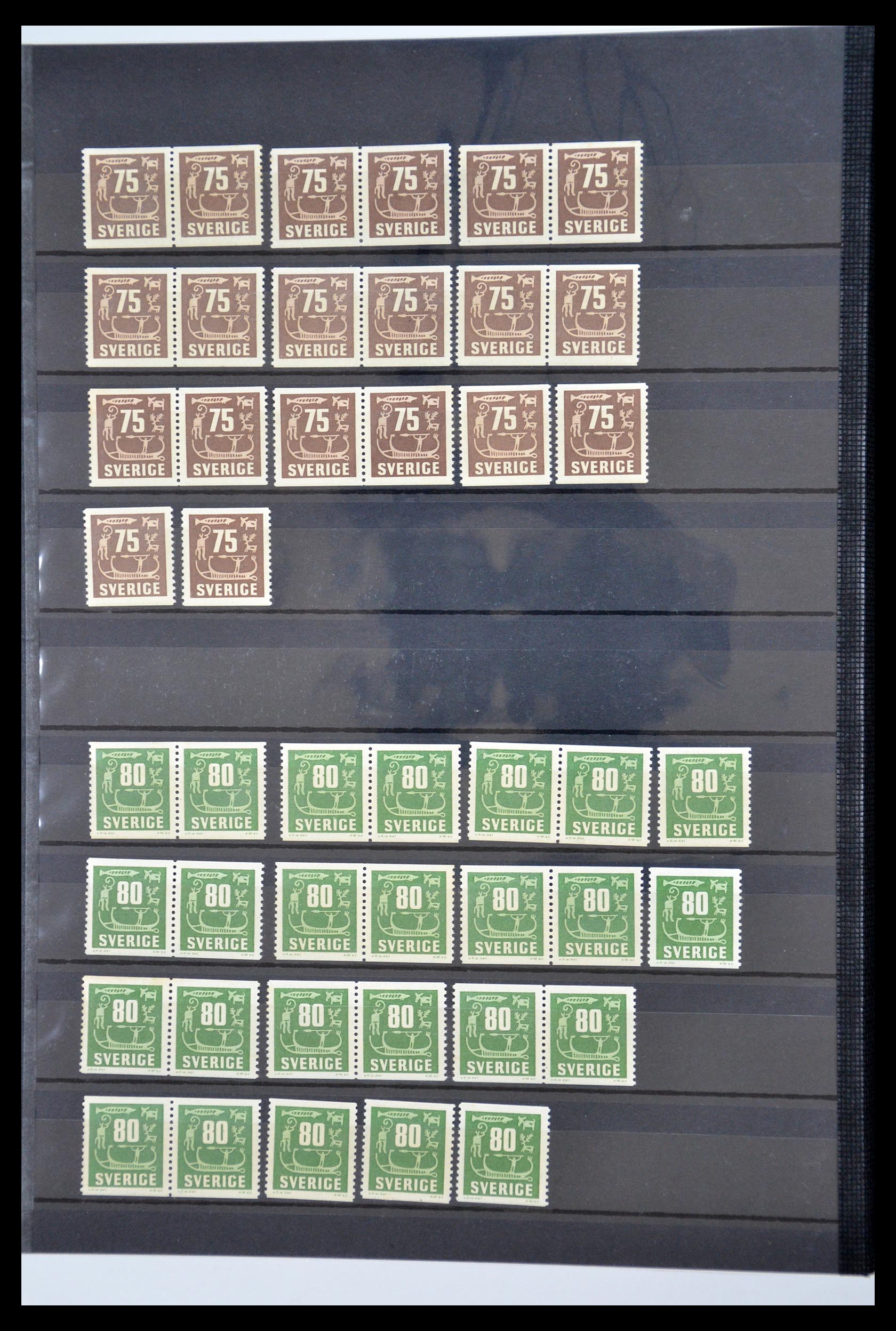 35110 093 - Postzegelverzameling 35110 Zweden 1891-1980.