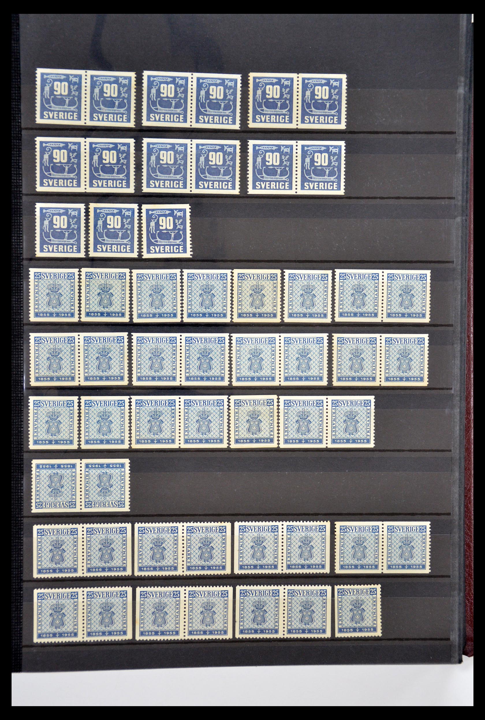 35110 094 - Postzegelverzameling 35110 Zweden 1891-1980.