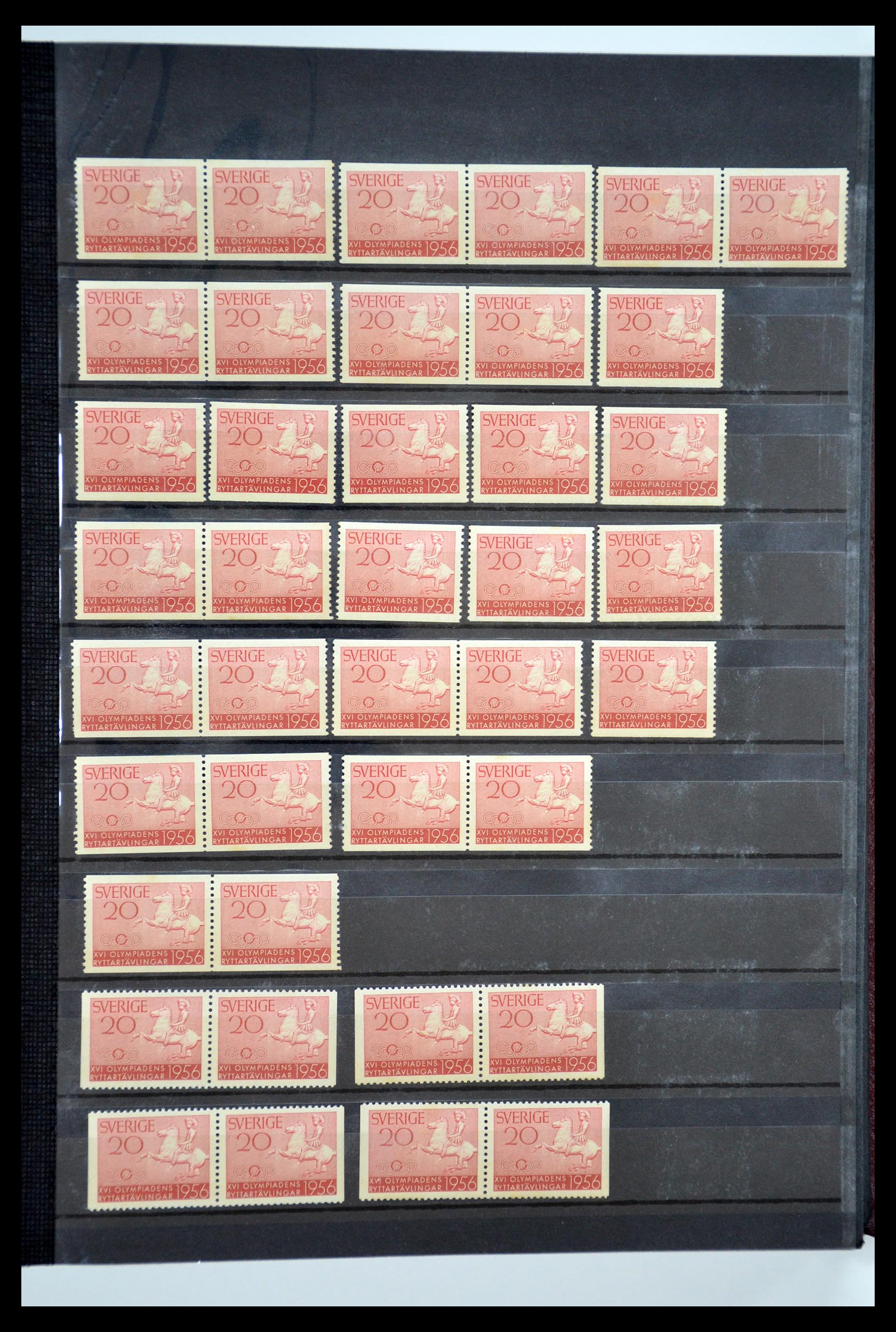 35110 100 - Postzegelverzameling 35110 Zweden 1891-1980.