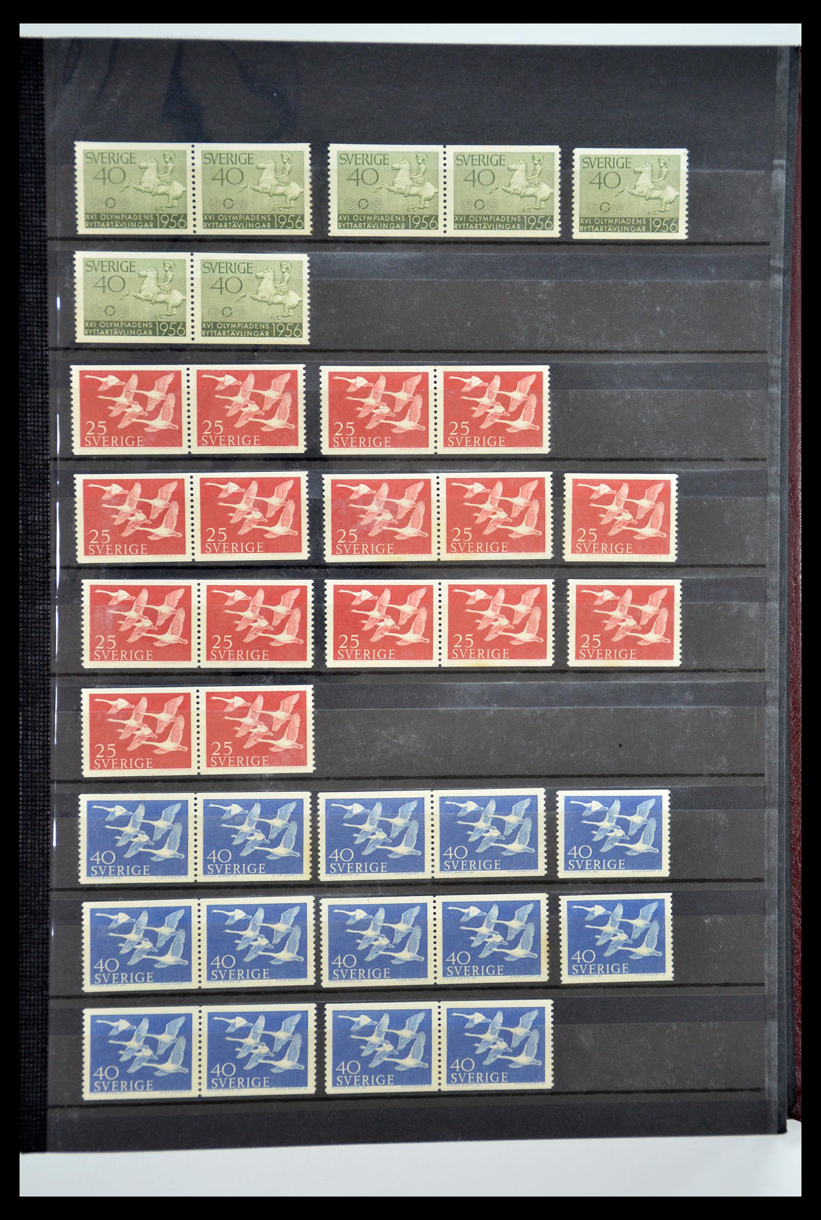 35110 104 - Postzegelverzameling 35110 Zweden 1891-1980.