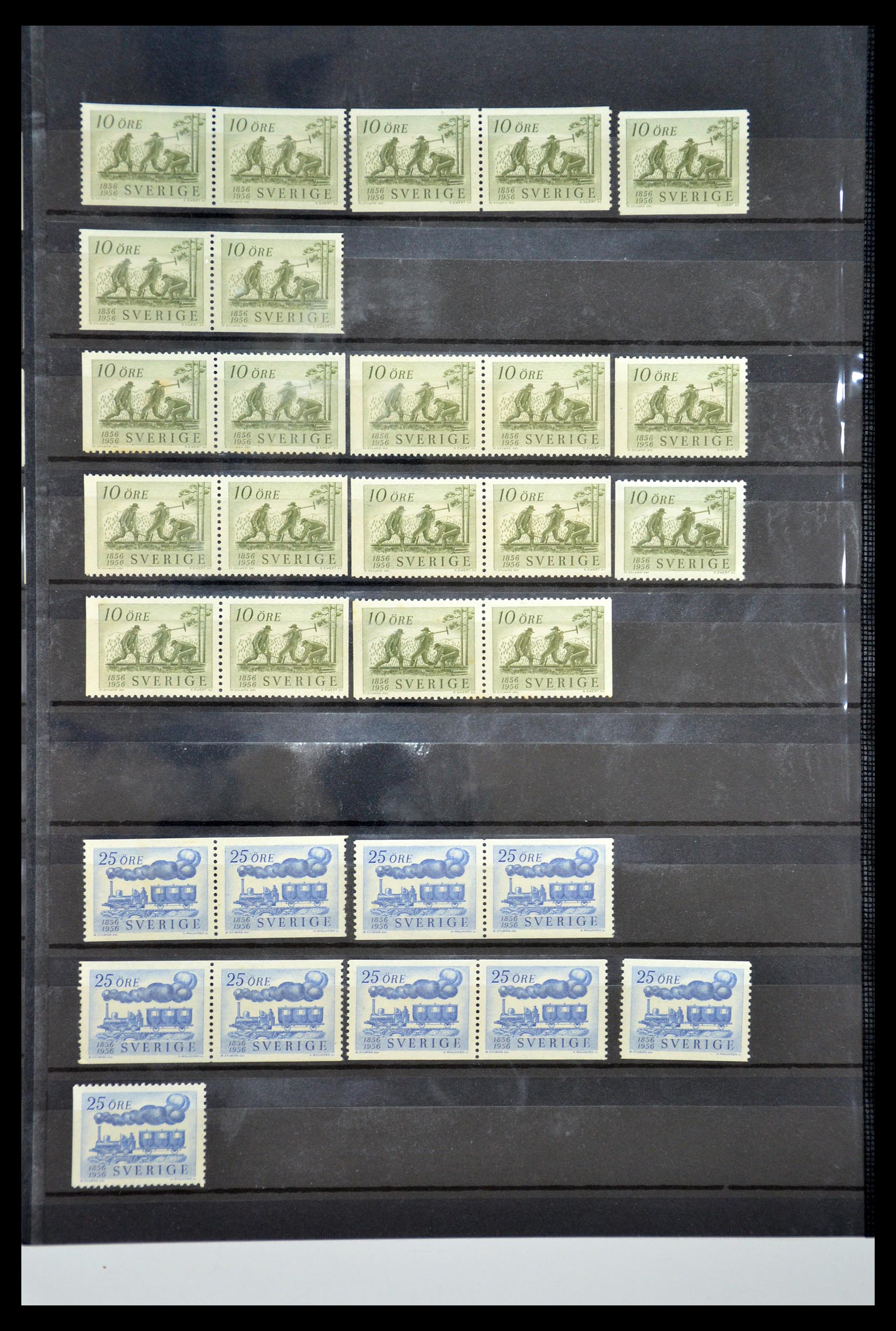 35110 105 - Postzegelverzameling 35110 Zweden 1891-1980.