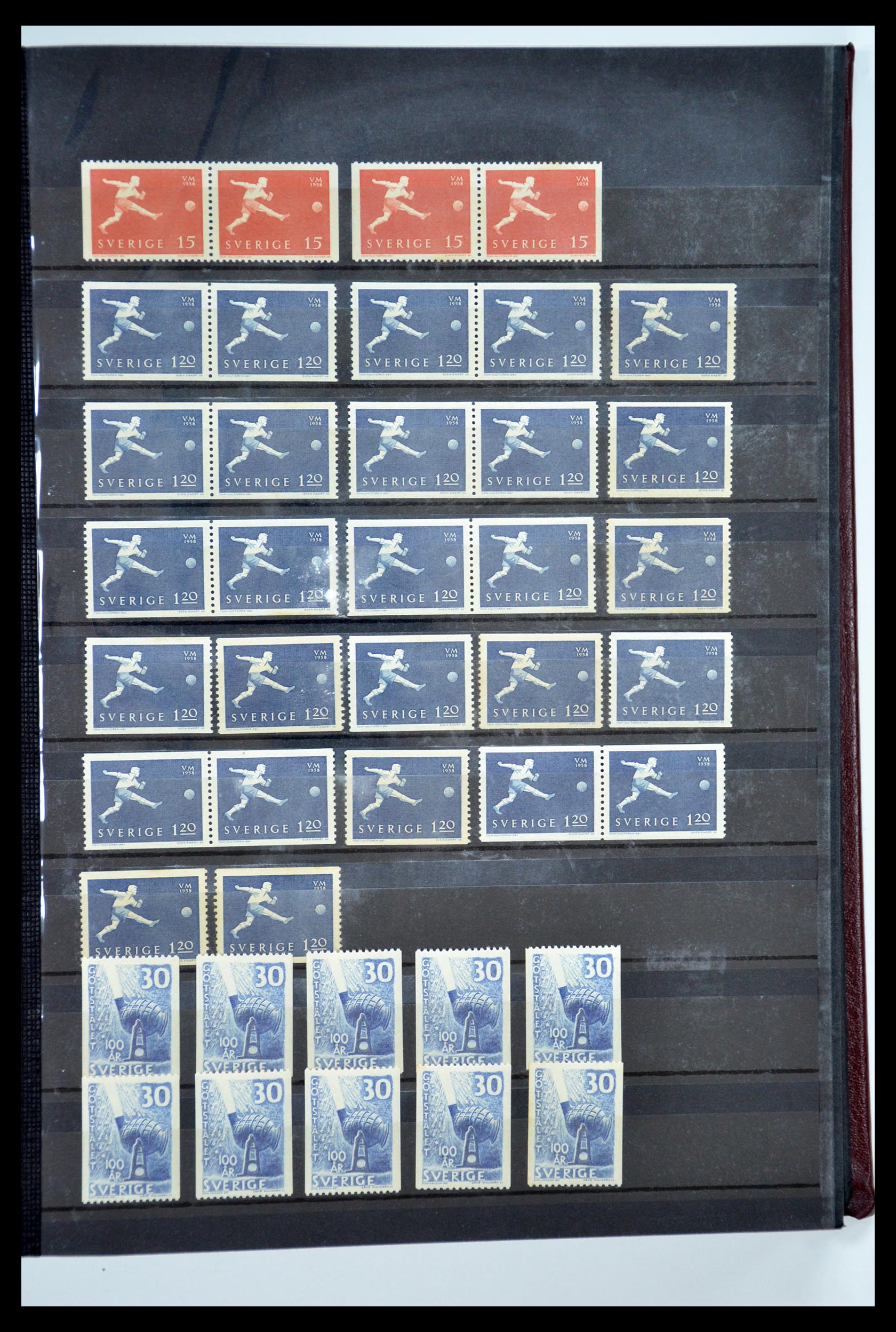 35110 112 - Postzegelverzameling 35110 Zweden 1891-1980.