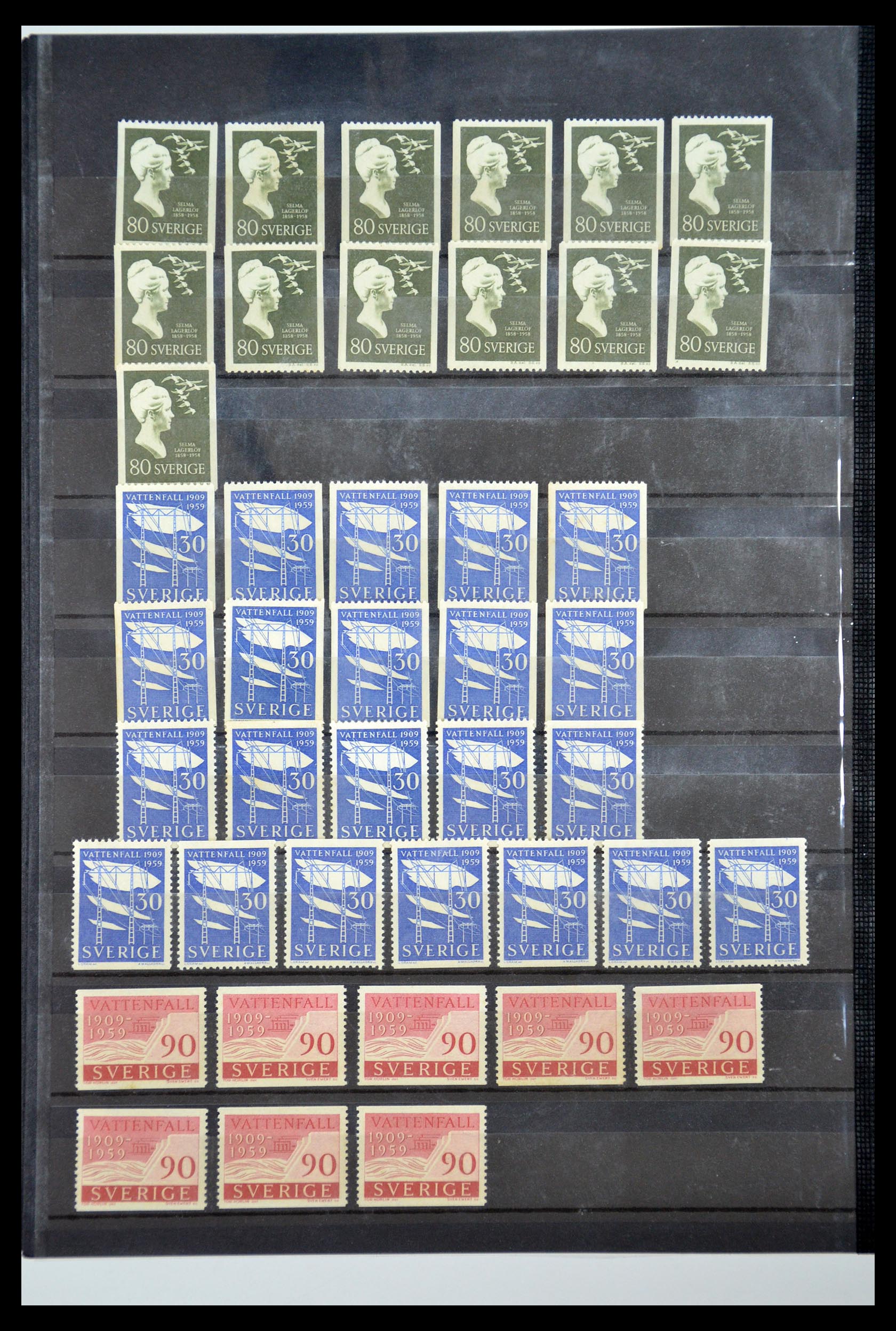 35110 115 - Postzegelverzameling 35110 Zweden 1891-1980.