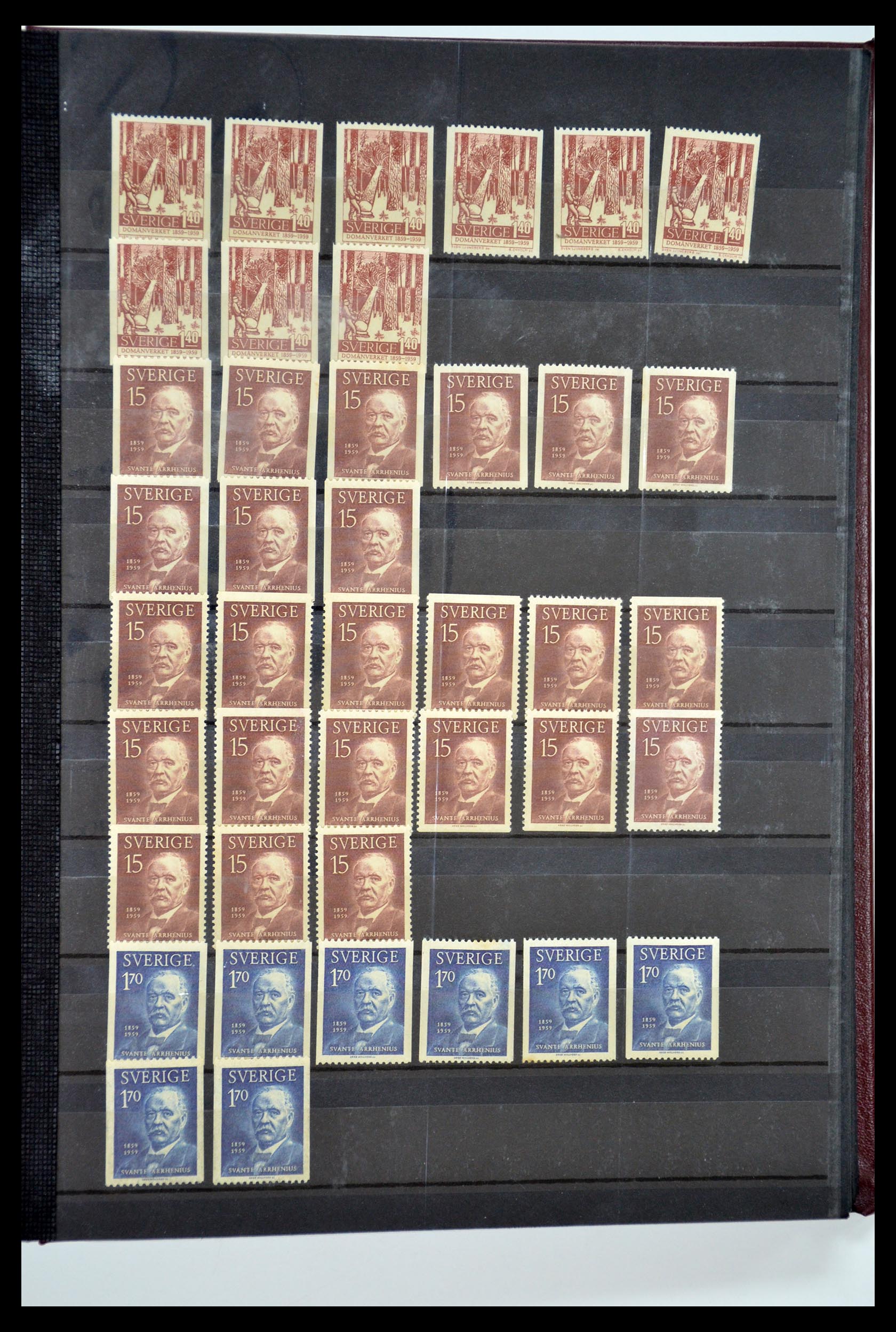 35110 117 - Postzegelverzameling 35110 Zweden 1891-1980.