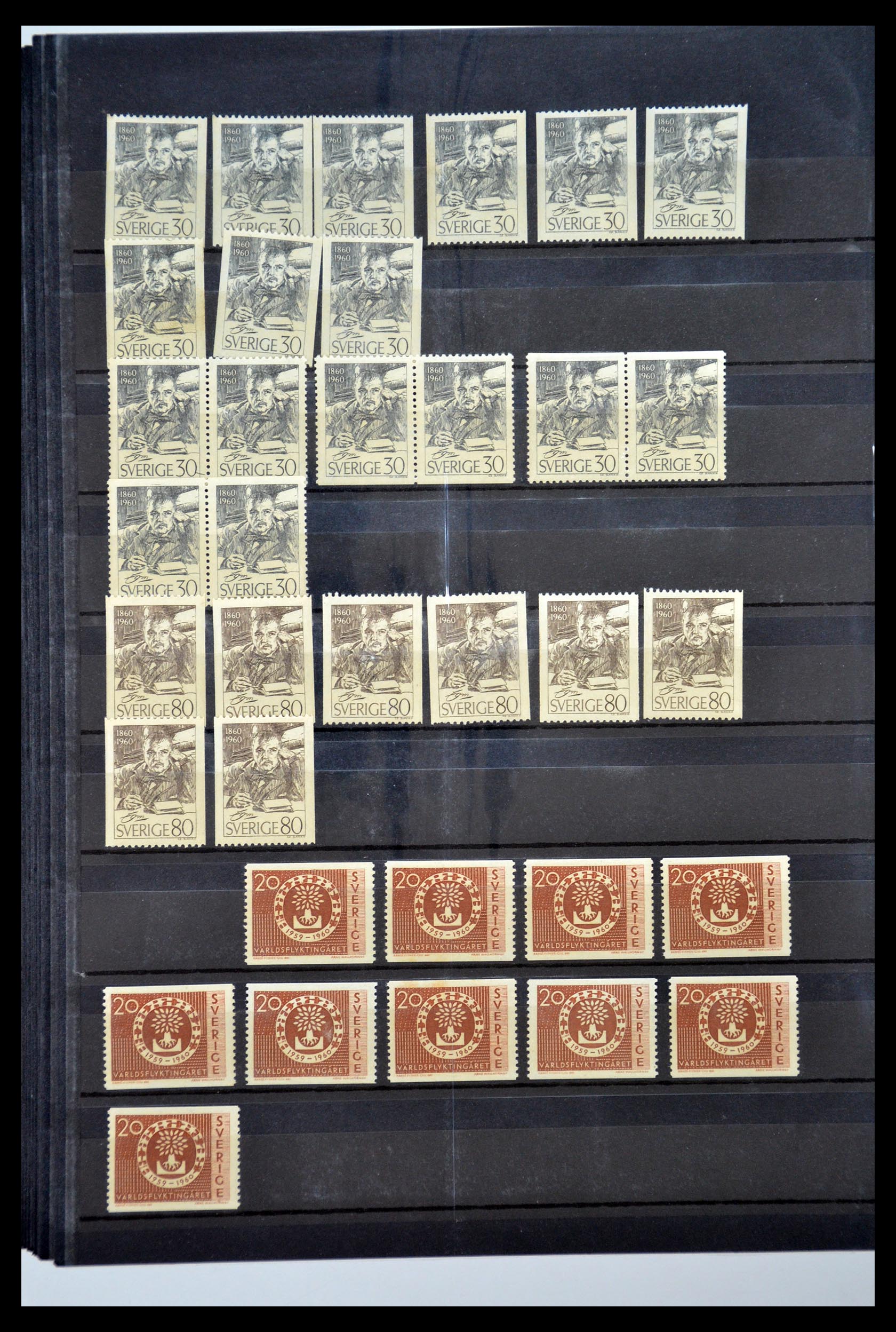 35110 119 - Postzegelverzameling 35110 Zweden 1891-1980.