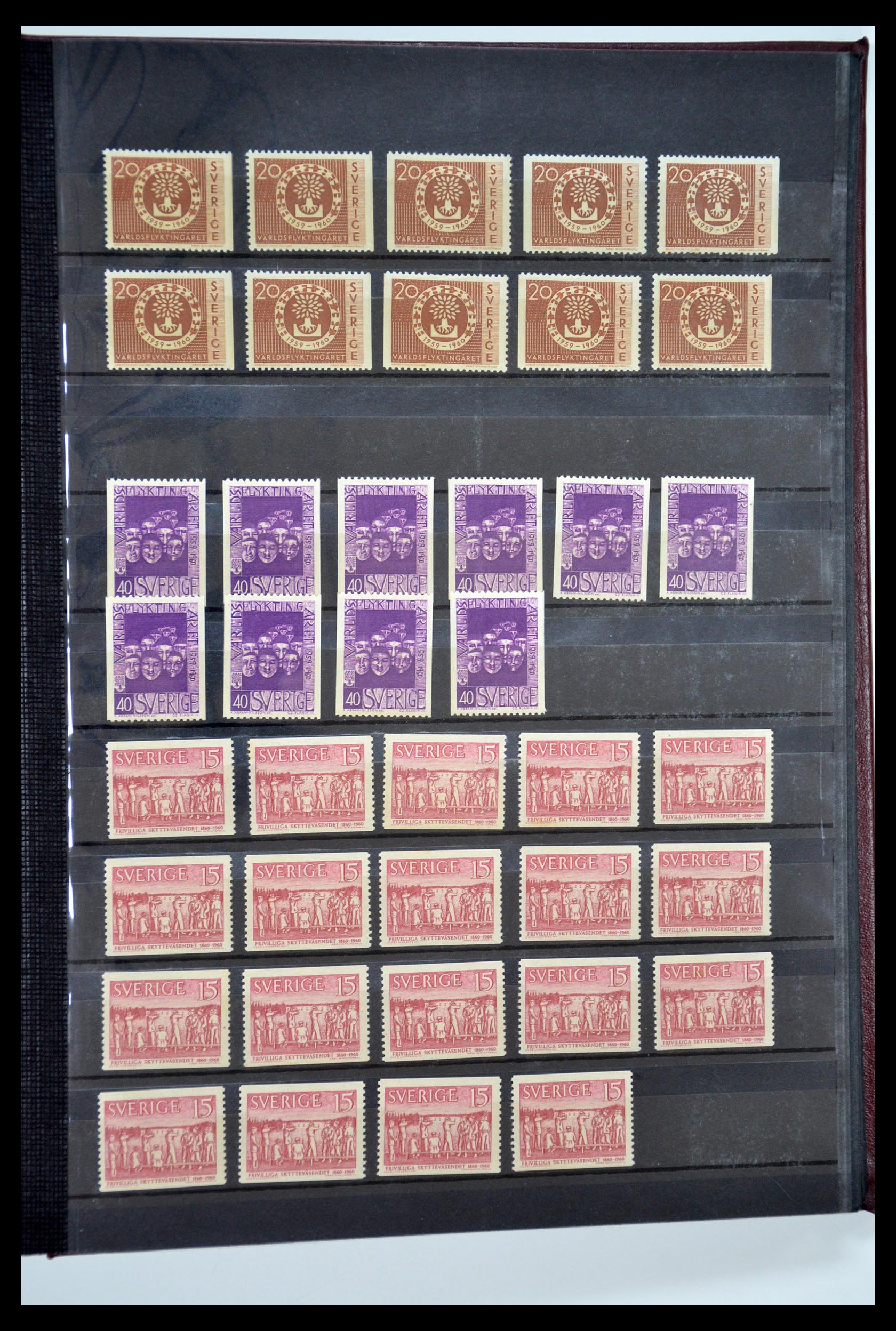 35110 120 - Postzegelverzameling 35110 Zweden 1891-1980.