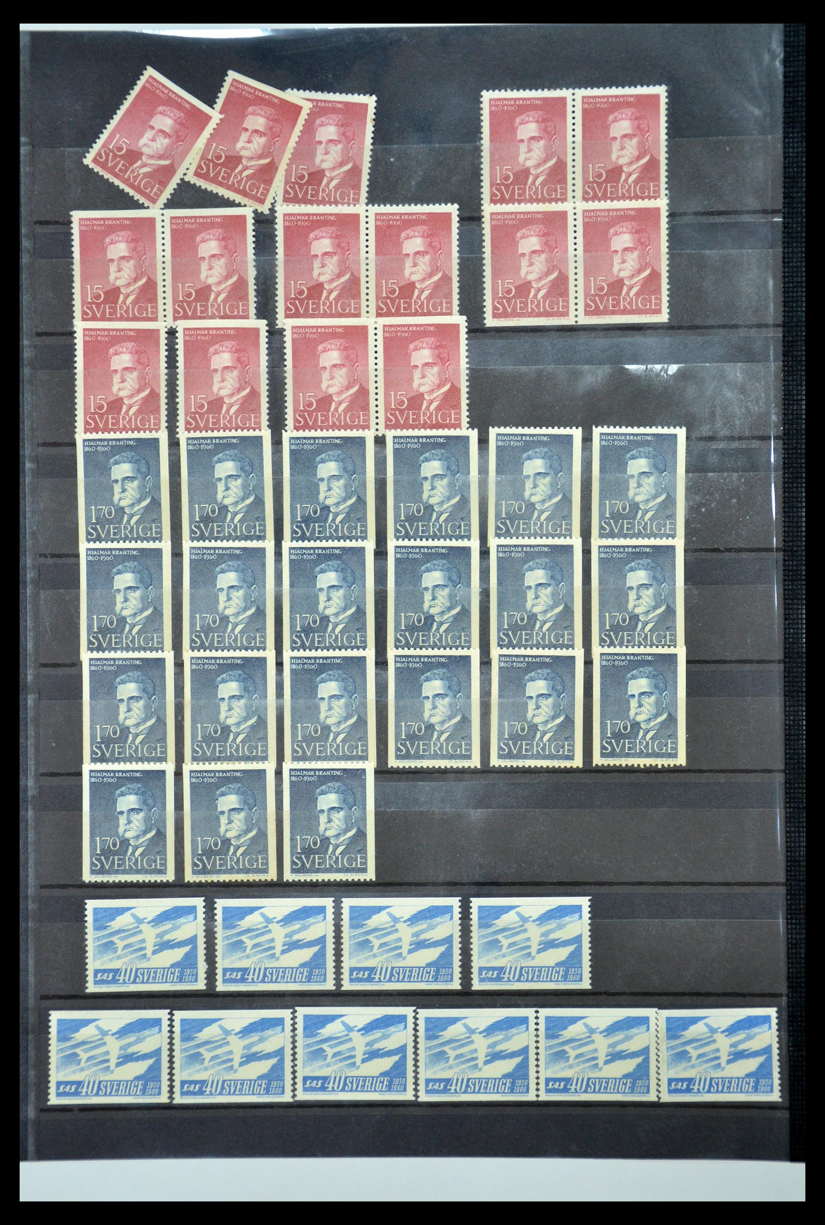 35110 125 - Postzegelverzameling 35110 Zweden 1891-1980.