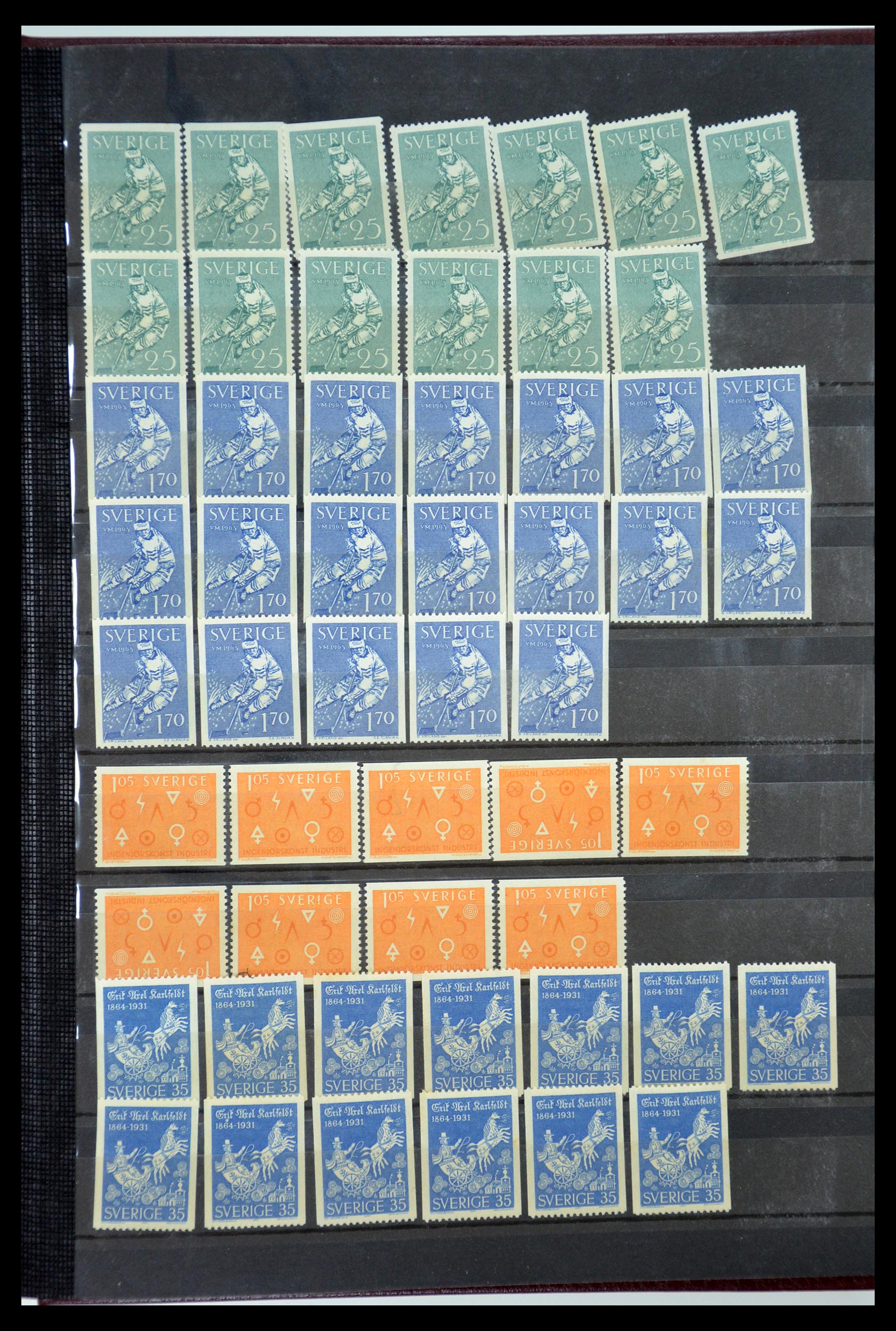 35110 130 - Postzegelverzameling 35110 Zweden 1891-1980.