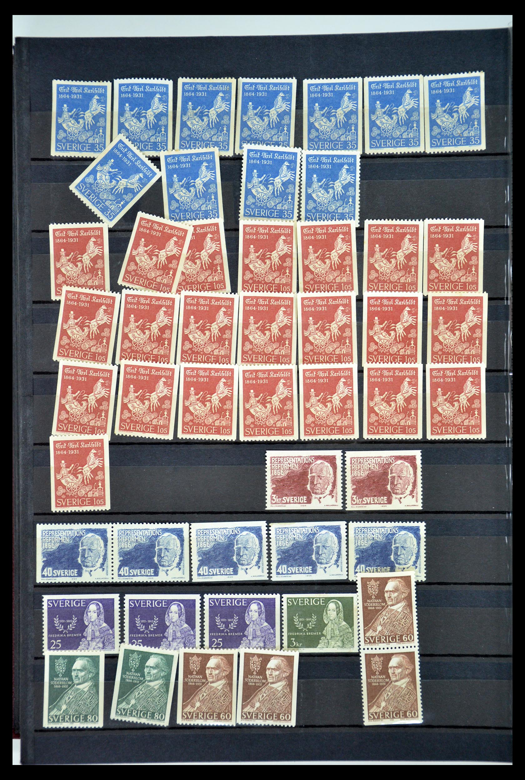 35110 131 - Postzegelverzameling 35110 Zweden 1891-1980.