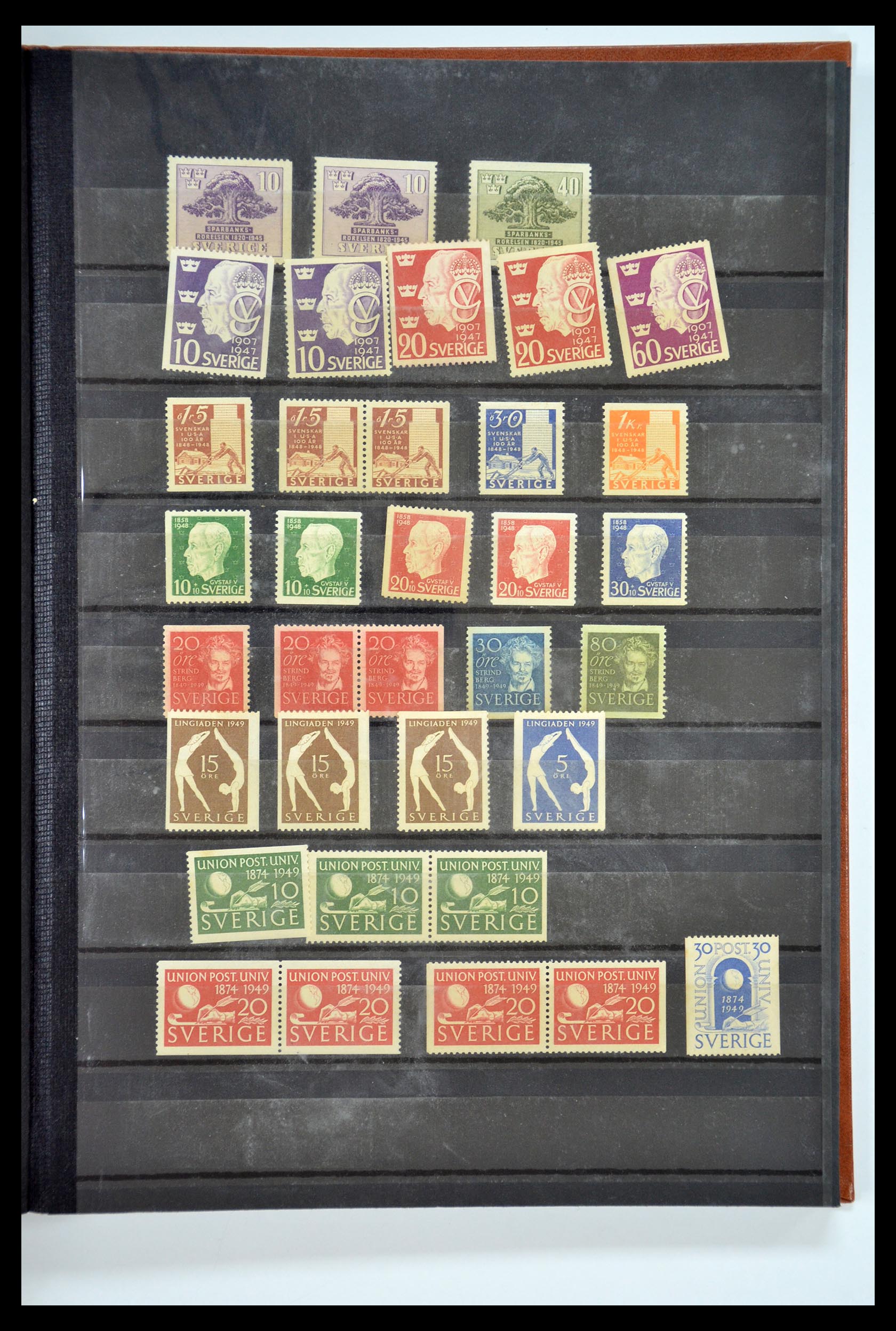 35110 132 - Postzegelverzameling 35110 Zweden 1891-1980.
