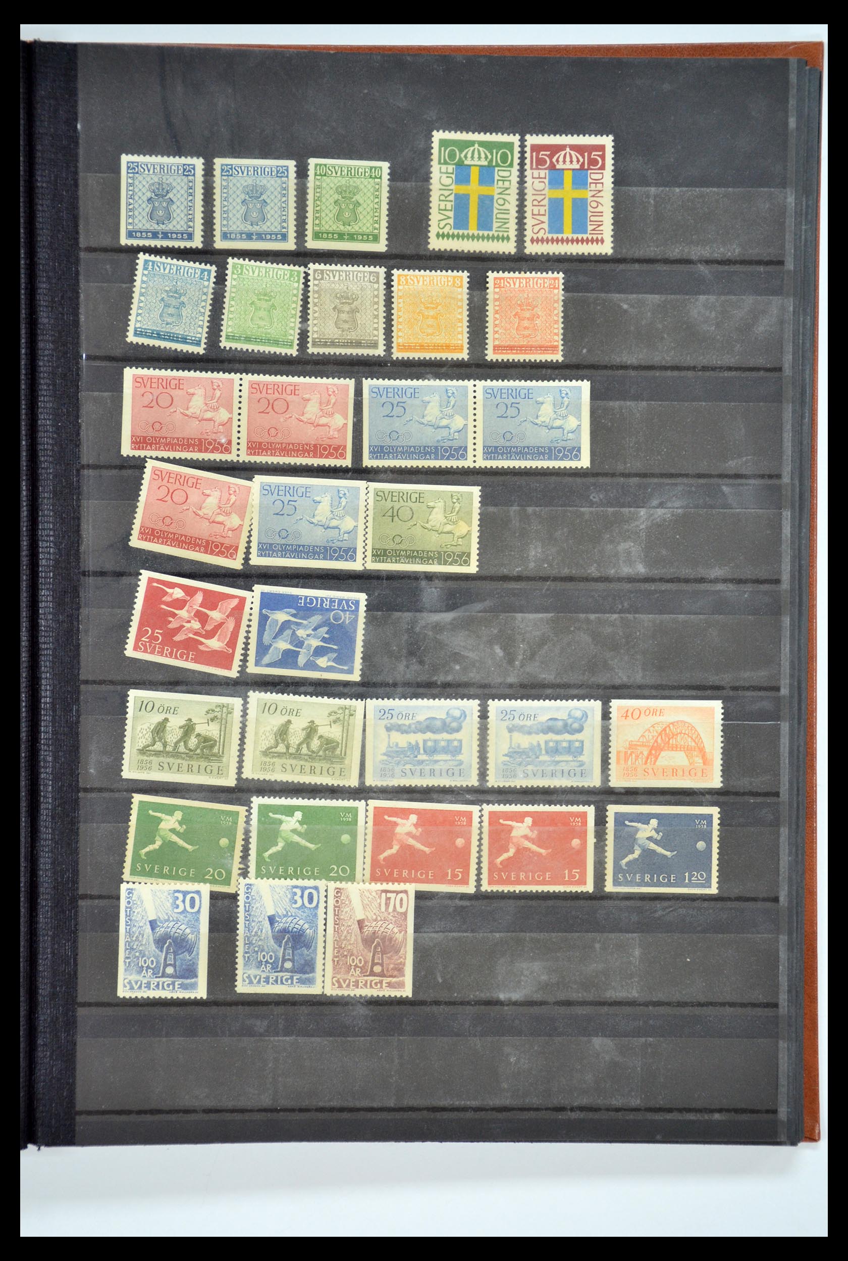 35110 134 - Postzegelverzameling 35110 Zweden 1891-1980.