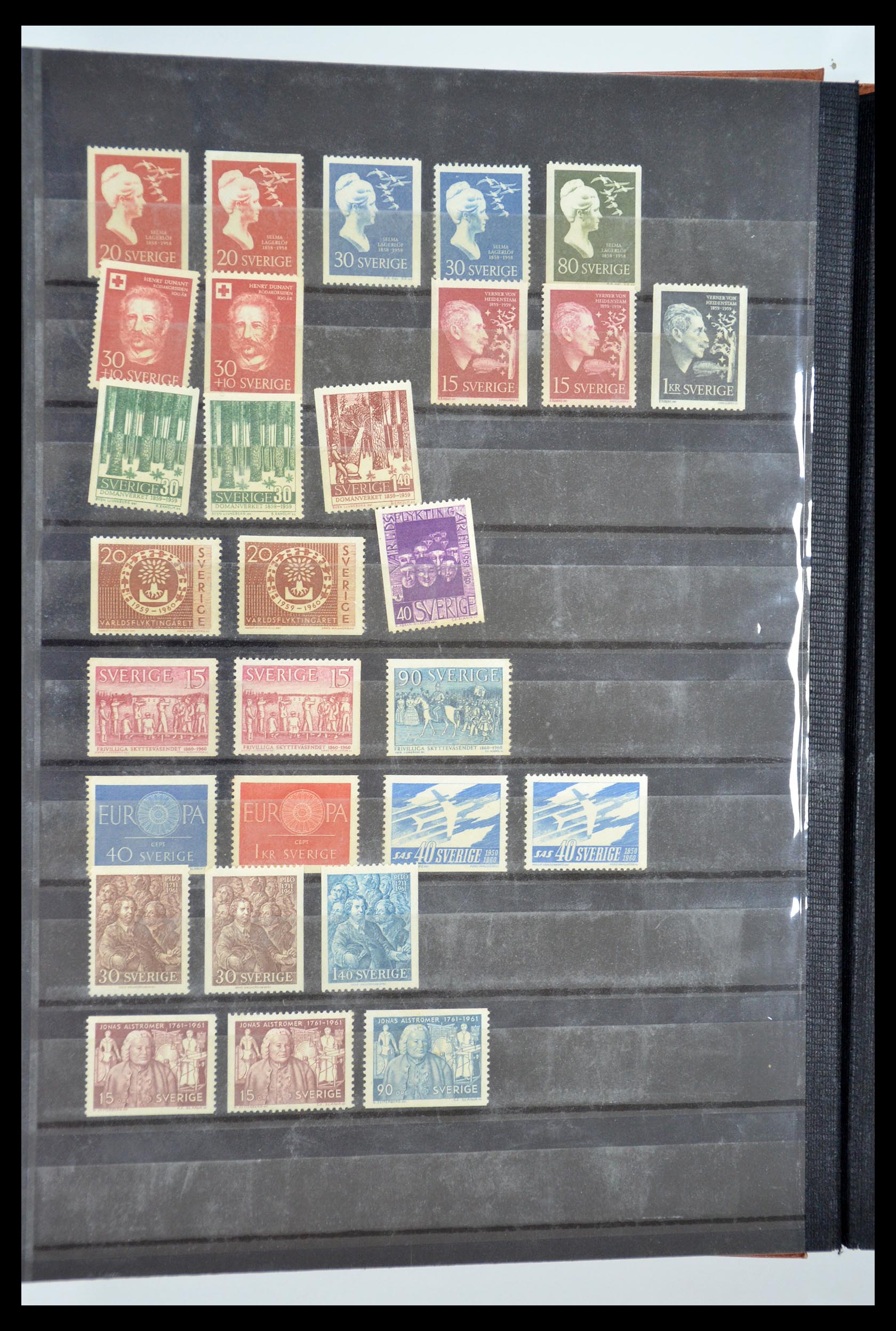 35110 135 - Postzegelverzameling 35110 Zweden 1891-1980.
