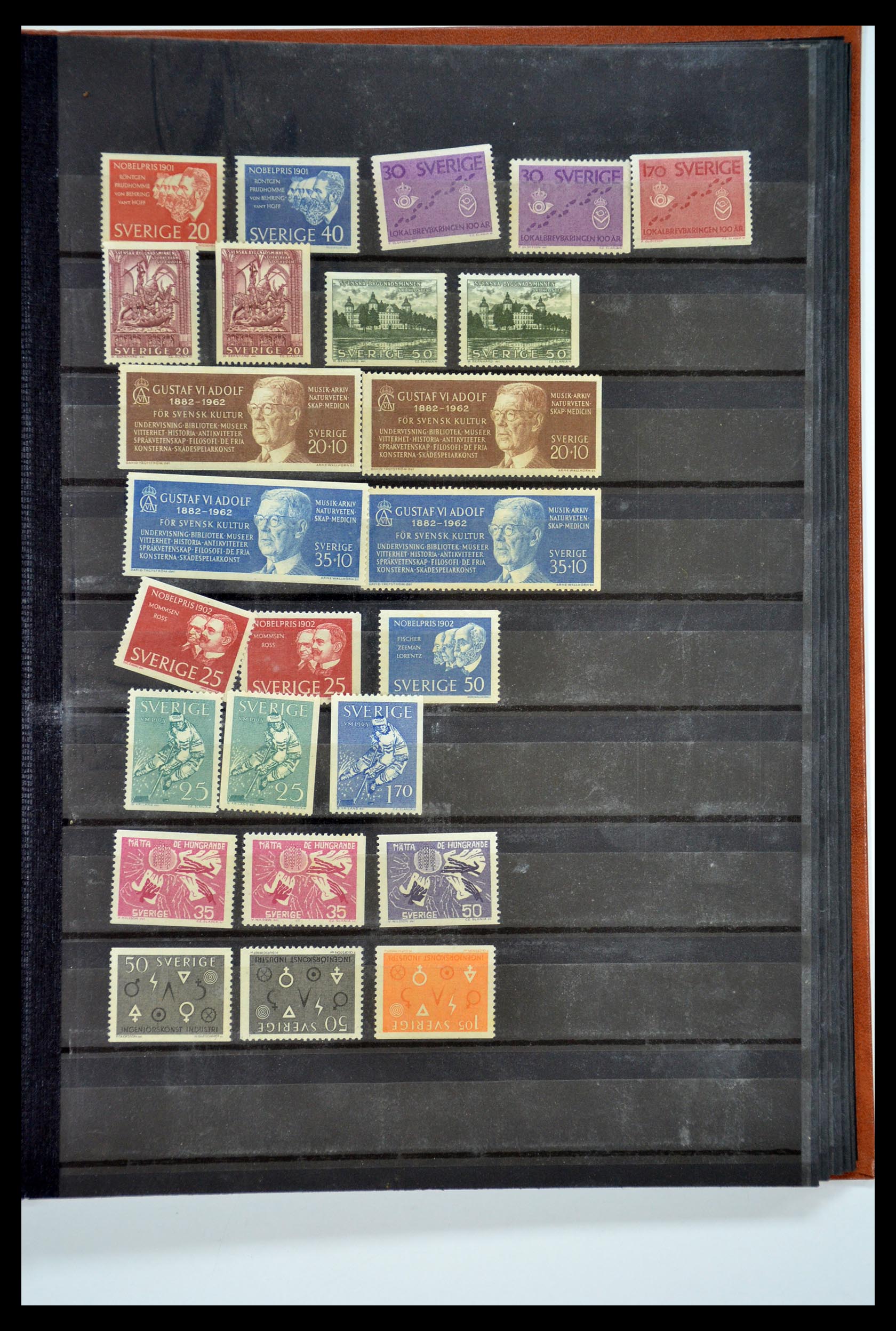 35110 136 - Postzegelverzameling 35110 Zweden 1891-1980.