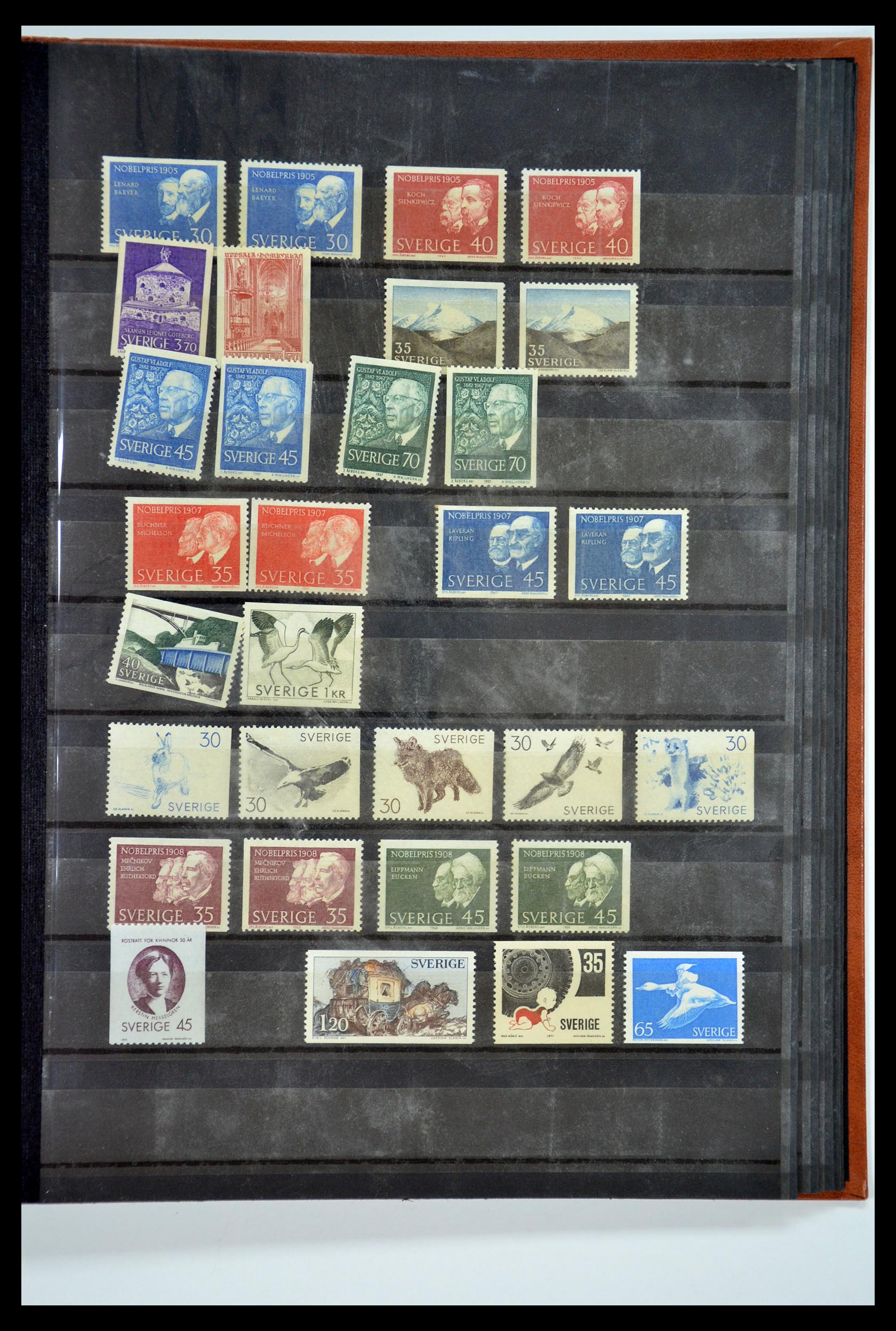 35110 138 - Postzegelverzameling 35110 Zweden 1891-1980.