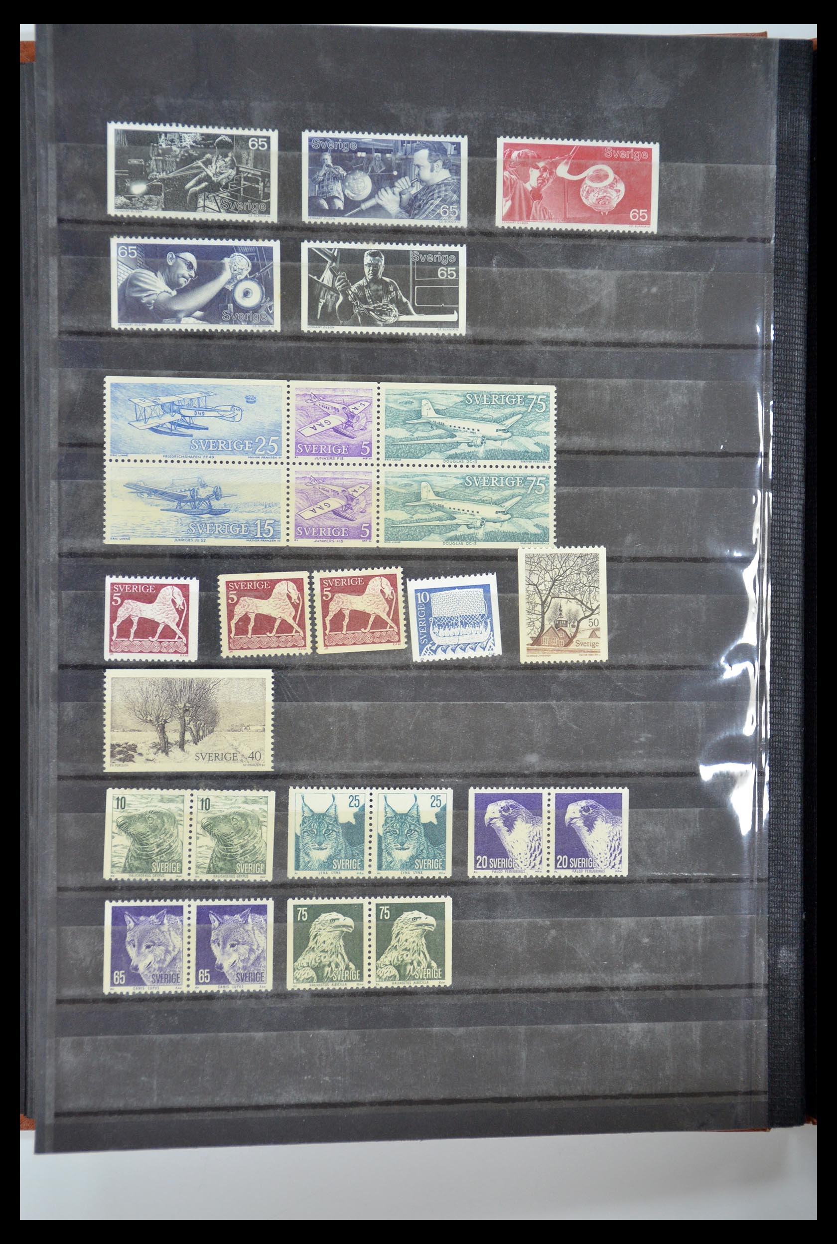 35110 140 - Postzegelverzameling 35110 Zweden 1891-1980.