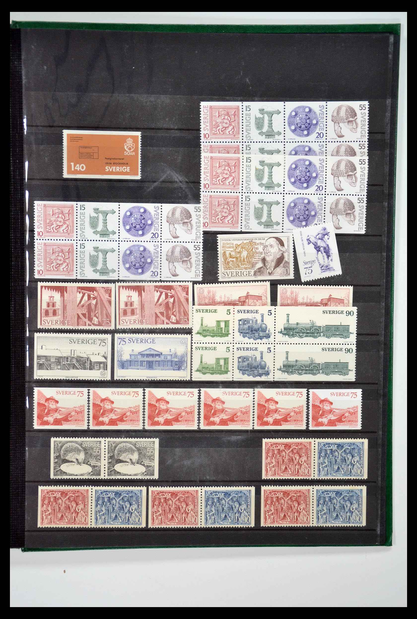 35110 221 - Postzegelverzameling 35110 Zweden 1891-1980.