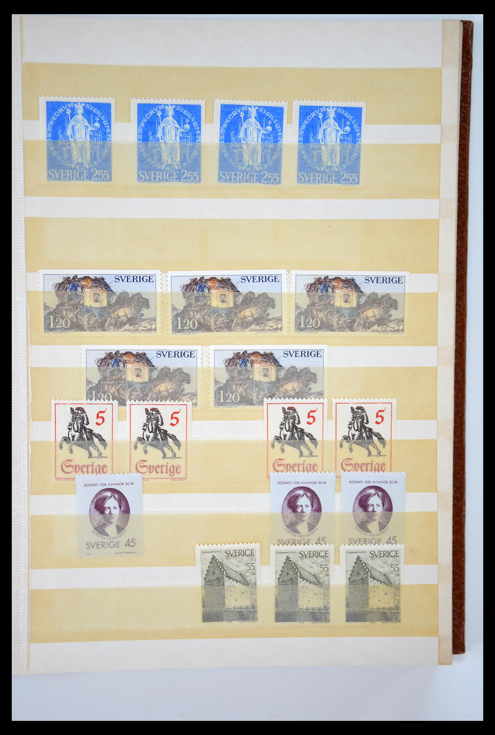 35110 268 - Postzegelverzameling 35110 Zweden 1891-1980.