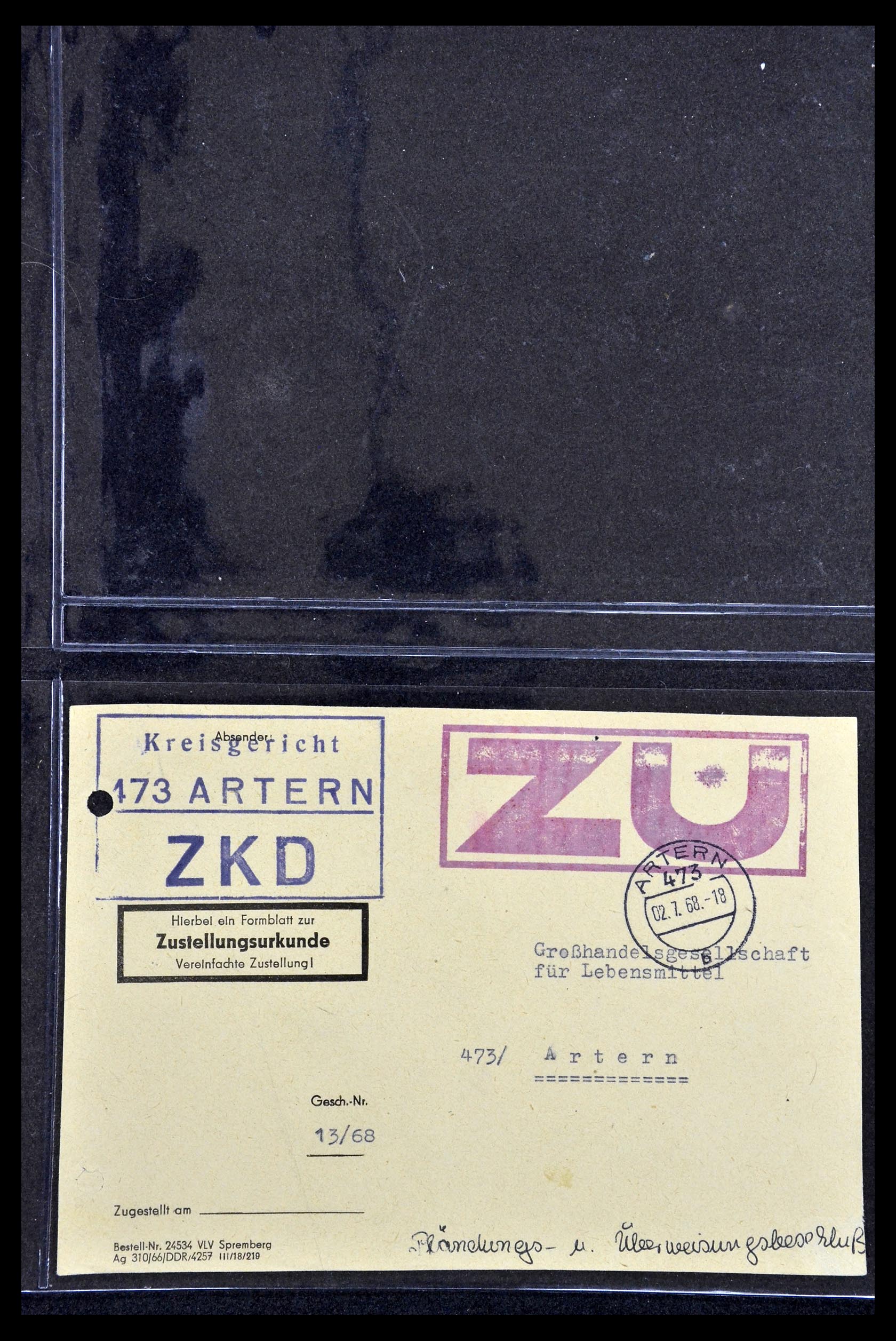 35112 049 - Stamp Collection 35112 GDR service 1954-1966.