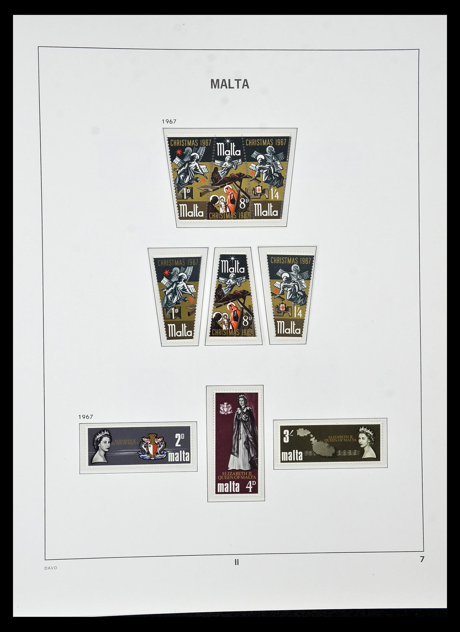 35114 007 - Postzegelverzameling 35114 Malta 1964-2005.