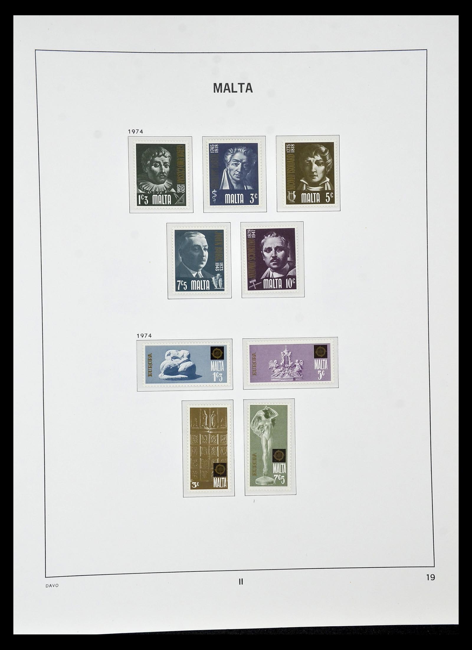 35114 019 - Postzegelverzameling 35114 Malta 1964-2005.
