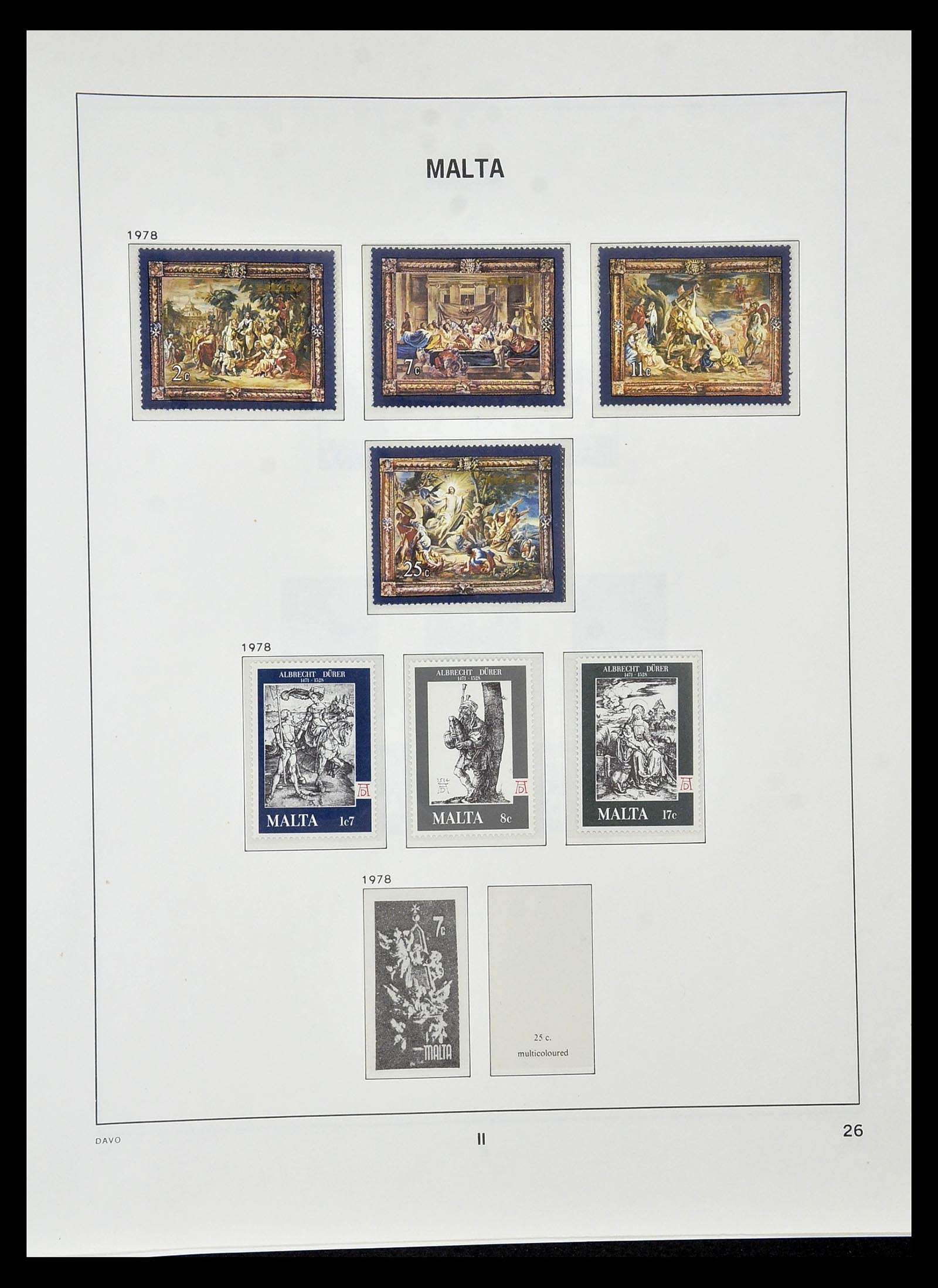 35114 026 - Postzegelverzameling 35114 Malta 1964-2005.