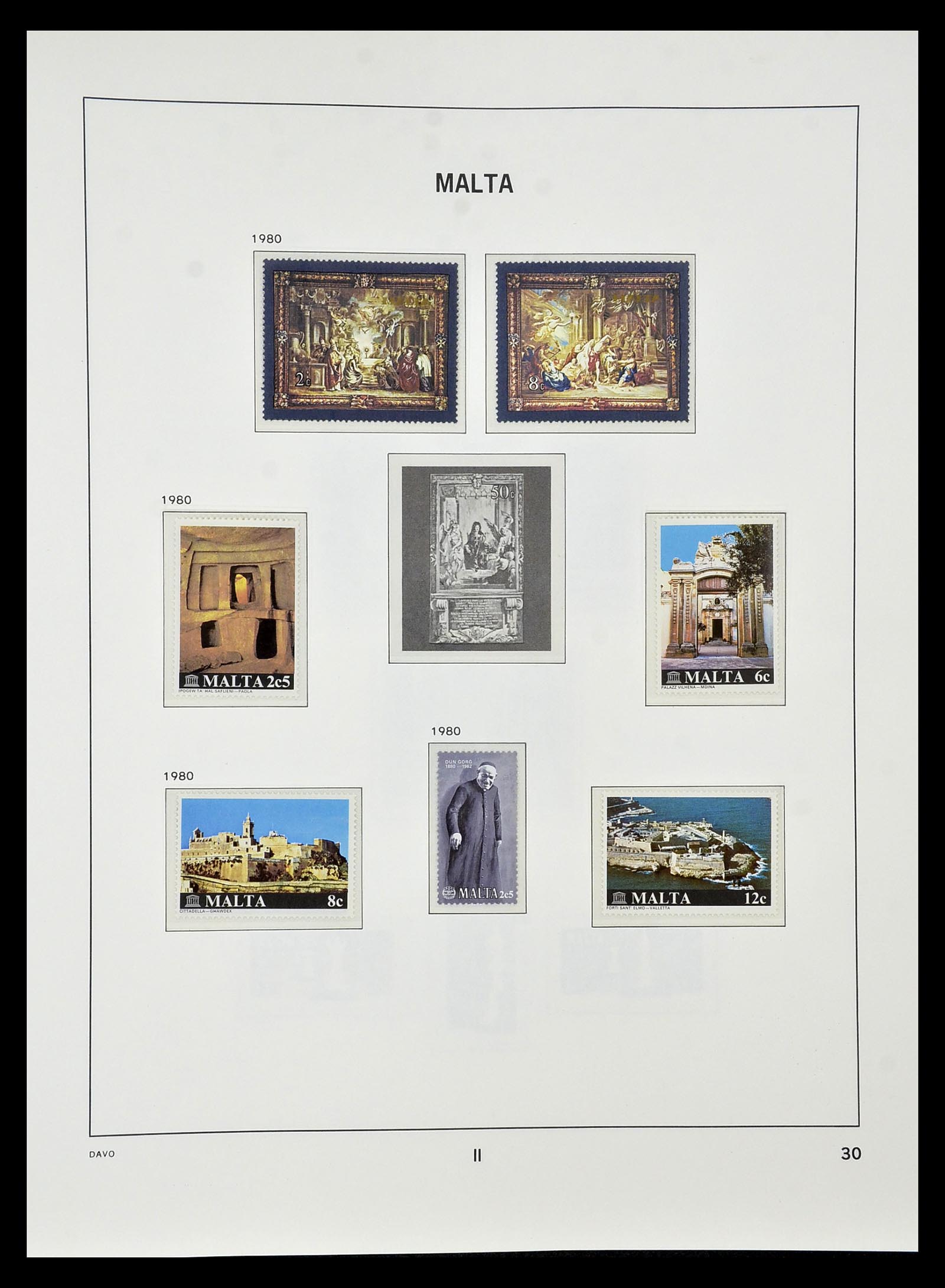 35114 030 - Postzegelverzameling 35114 Malta 1964-2005.