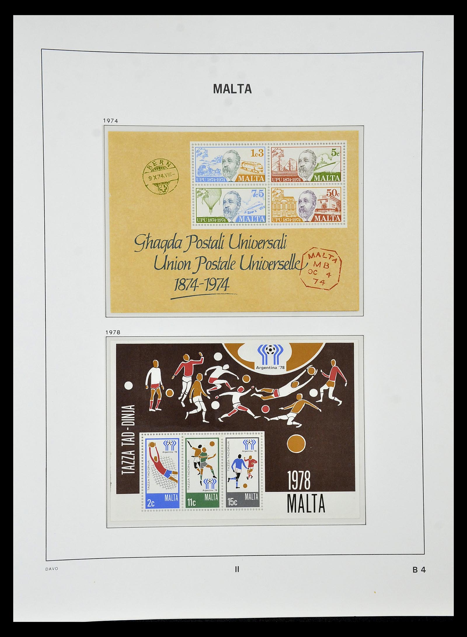 35114 036 - Postzegelverzameling 35114 Malta 1964-2005.