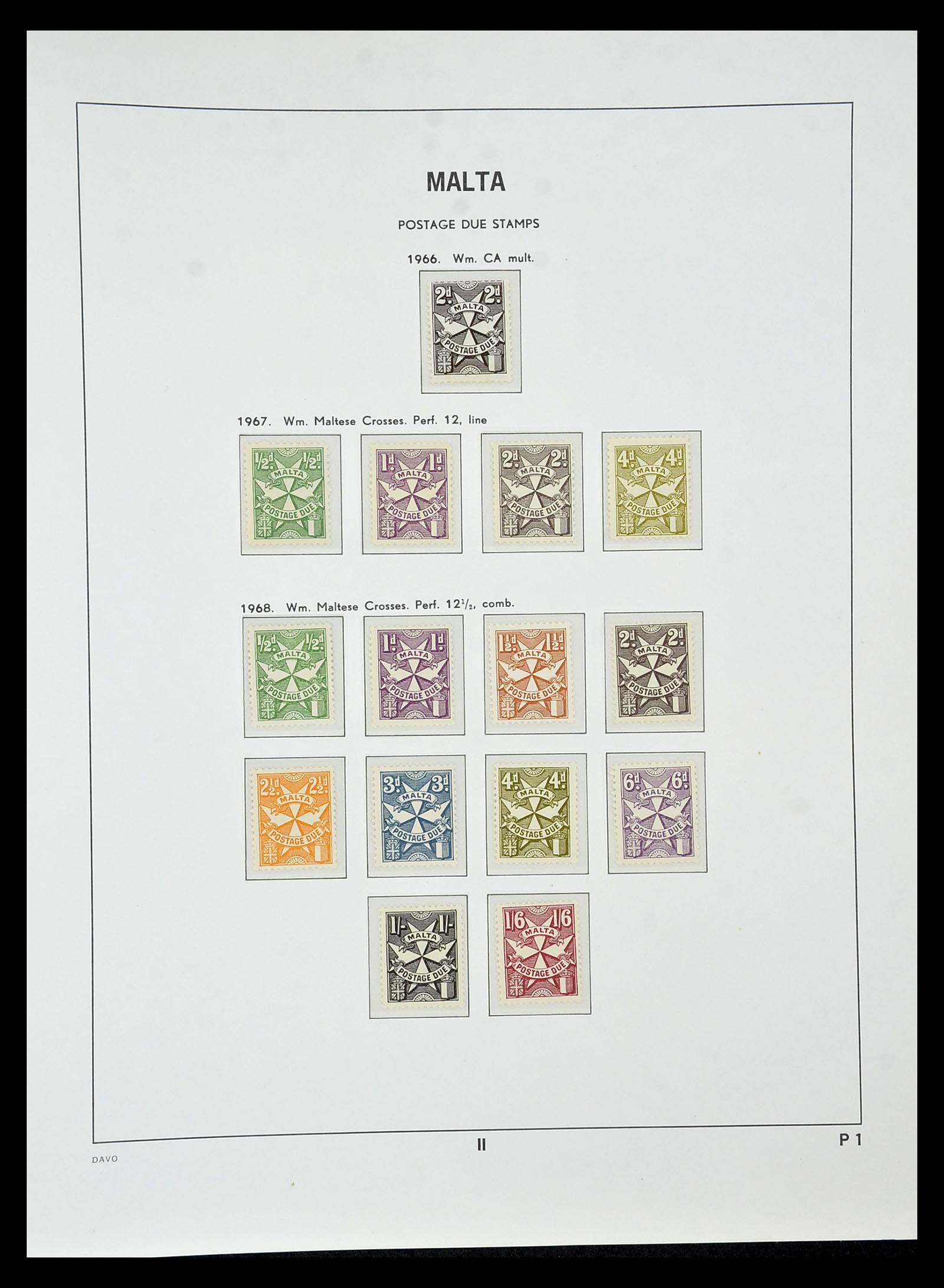 35114 038 - Postzegelverzameling 35114 Malta 1964-2005.