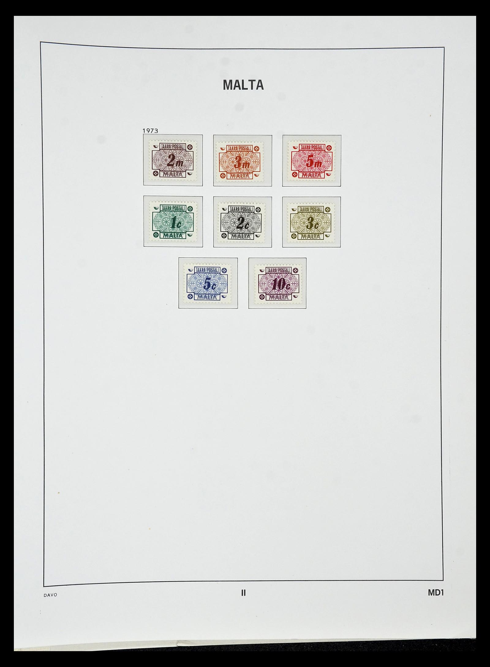 35114 039 - Postzegelverzameling 35114 Malta 1964-2005.
