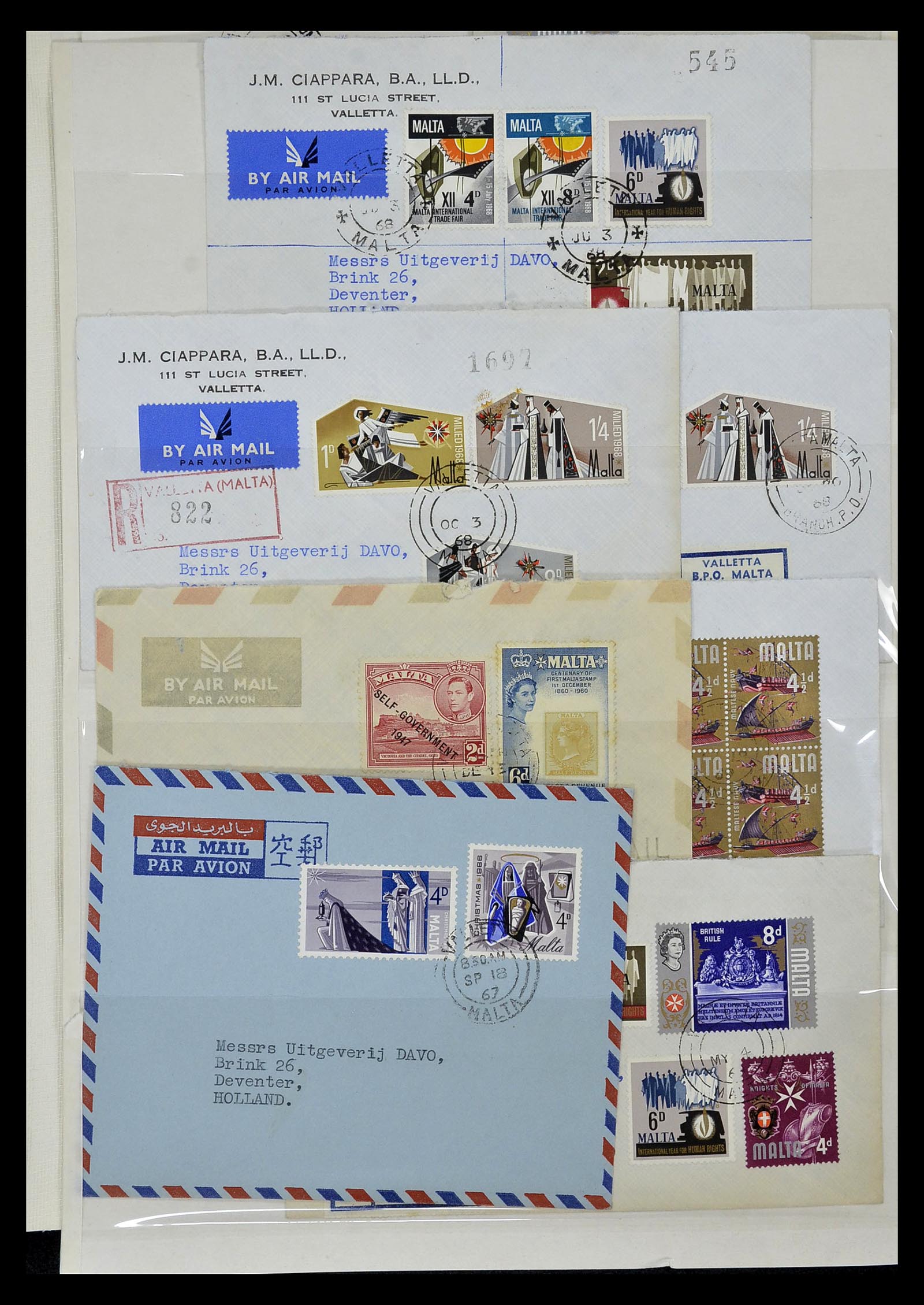 35114 041 - Postzegelverzameling 35114 Malta 1964-2005.