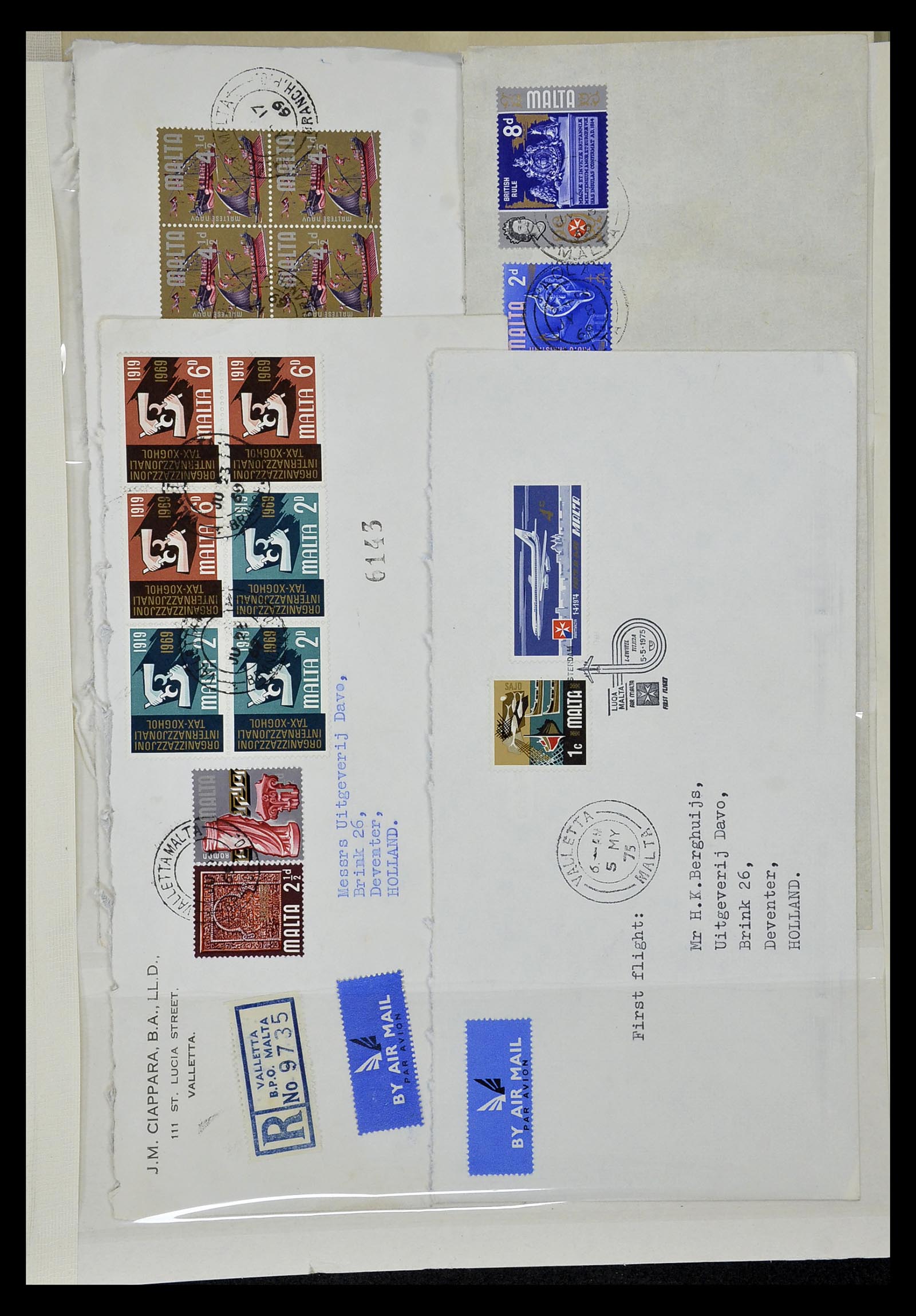 35114 042 - Postzegelverzameling 35114 Malta 1964-2005.