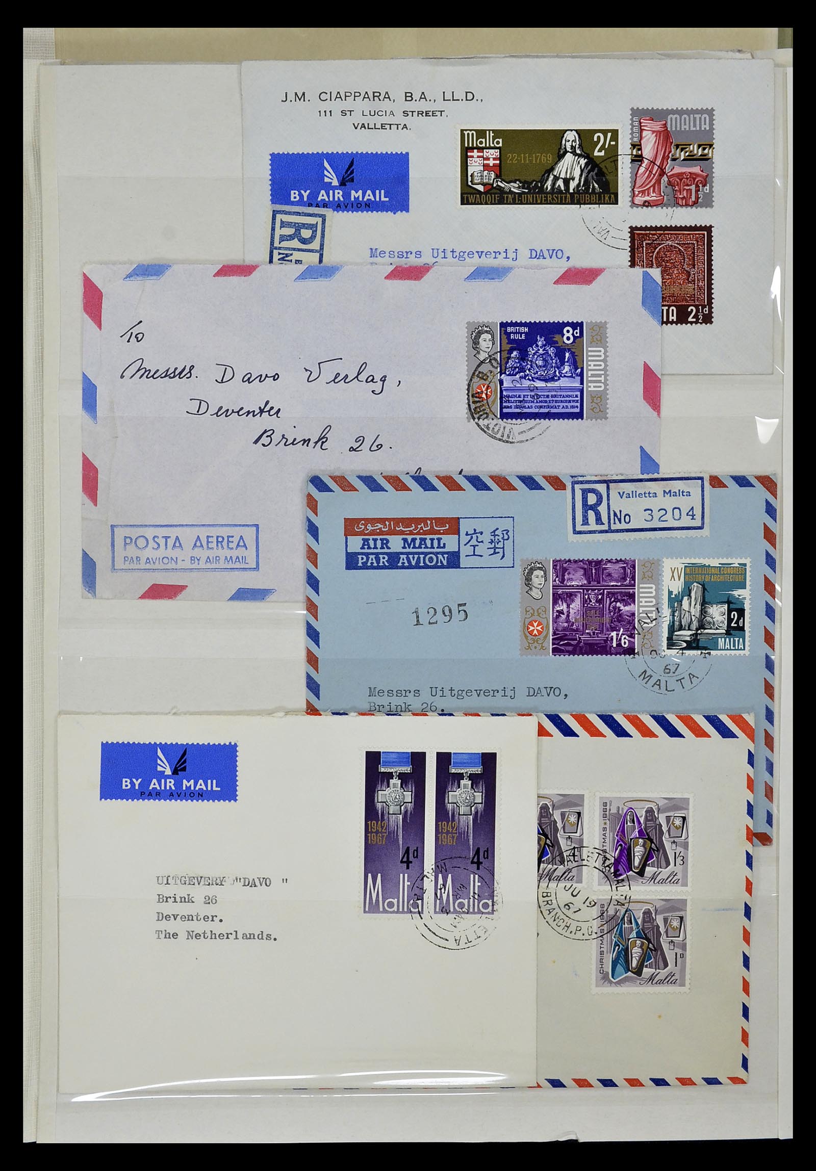 35114 043 - Postzegelverzameling 35114 Malta 1964-2005.