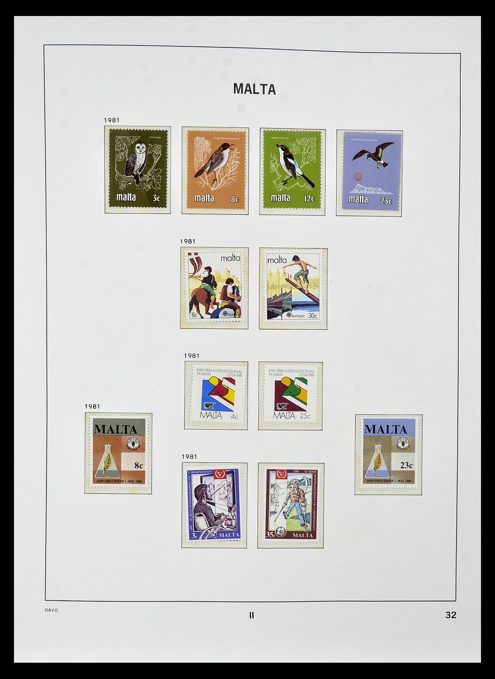 35114 049 - Postzegelverzameling 35114 Malta 1964-2005.