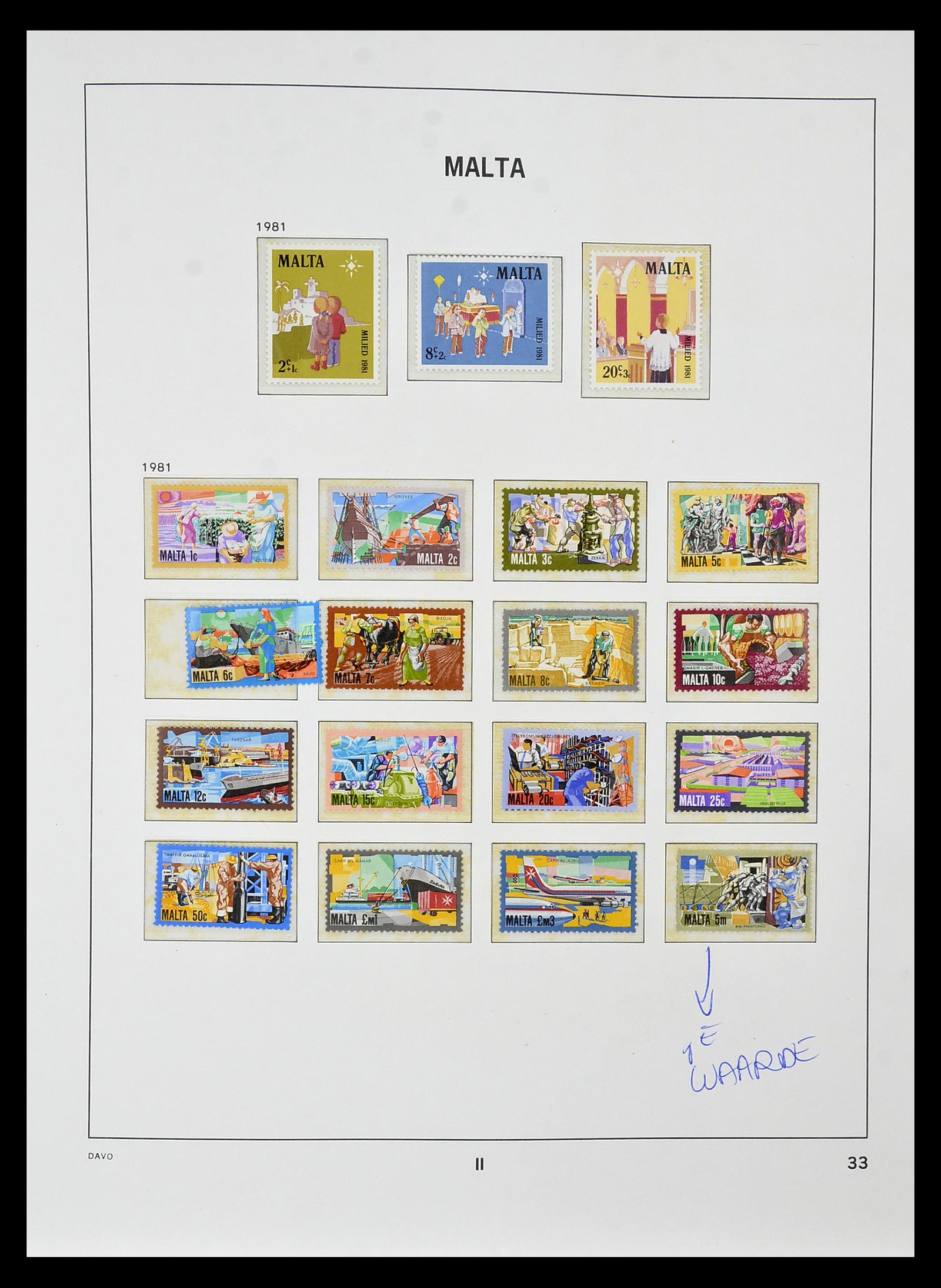 35114 050 - Postzegelverzameling 35114 Malta 1964-2005.