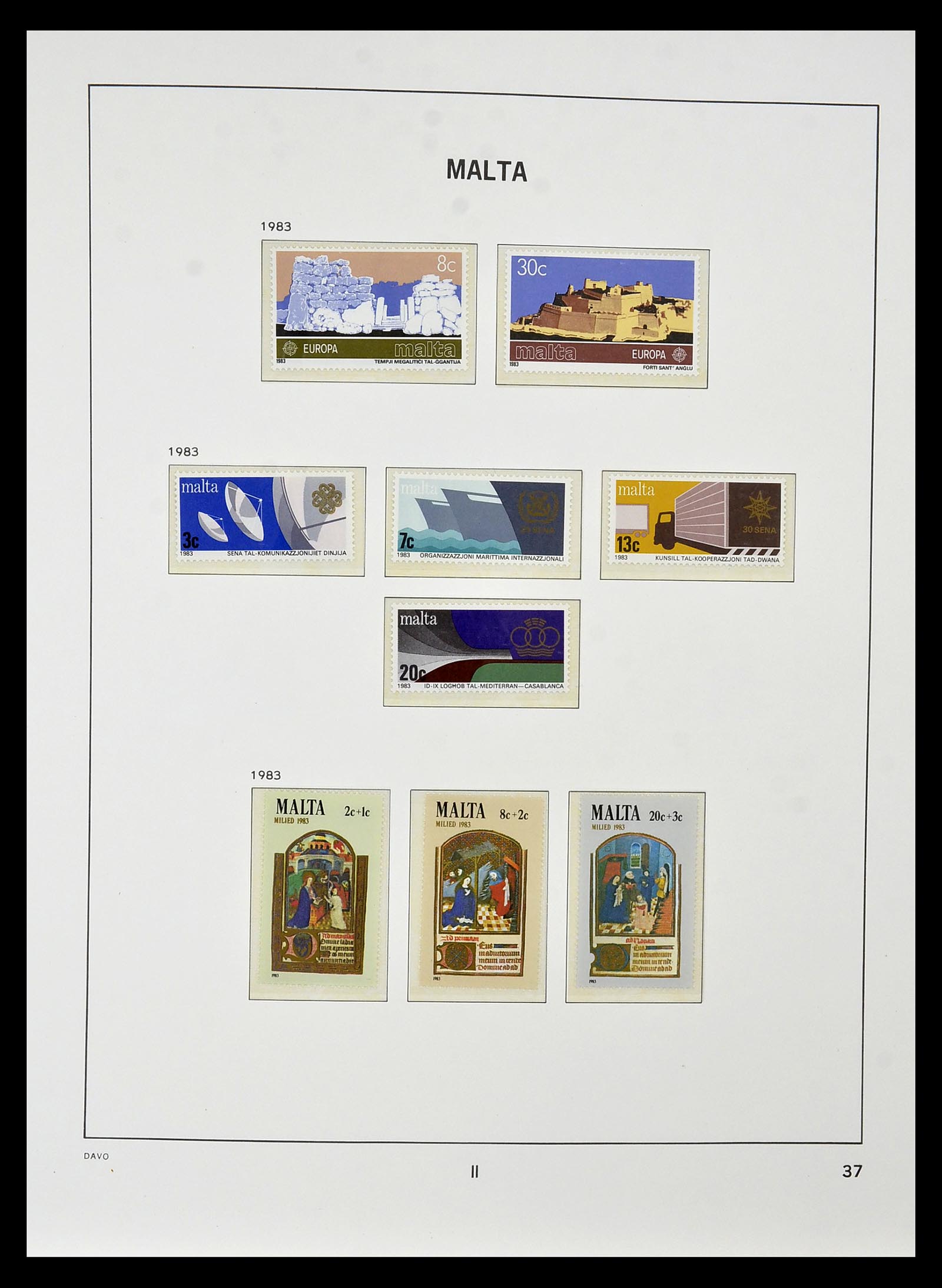35114 054 - Postzegelverzameling 35114 Malta 1964-2005.