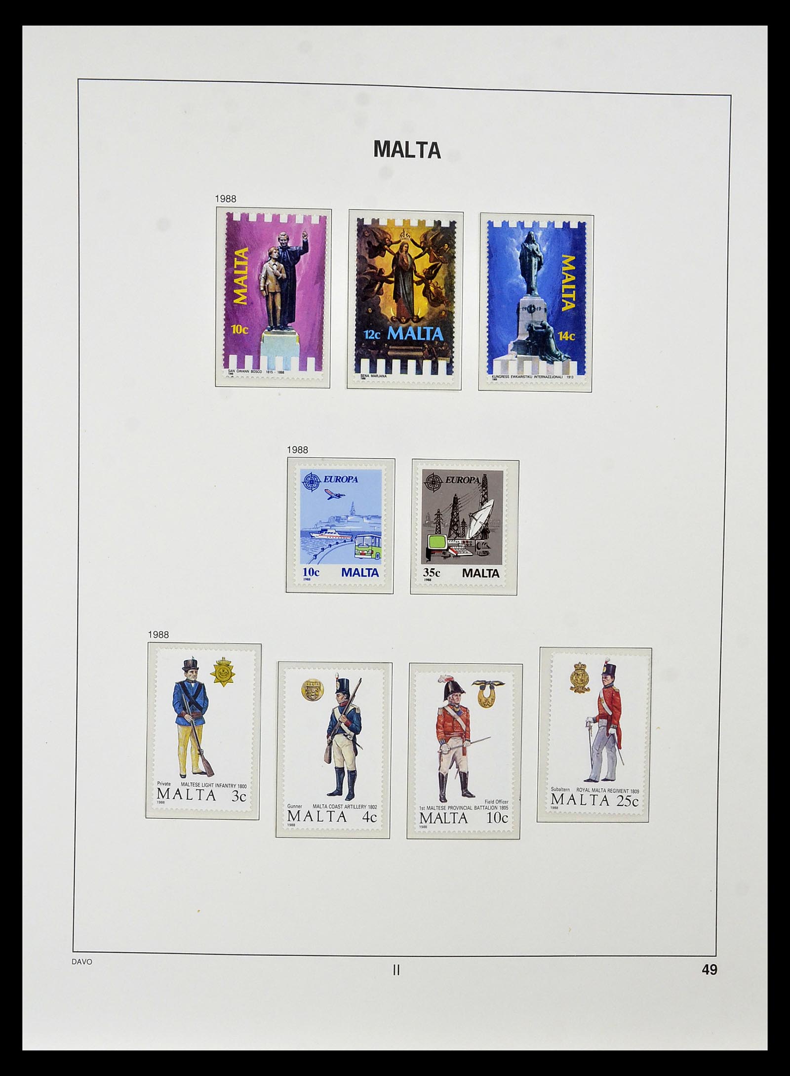 35114 066 - Postzegelverzameling 35114 Malta 1964-2005.