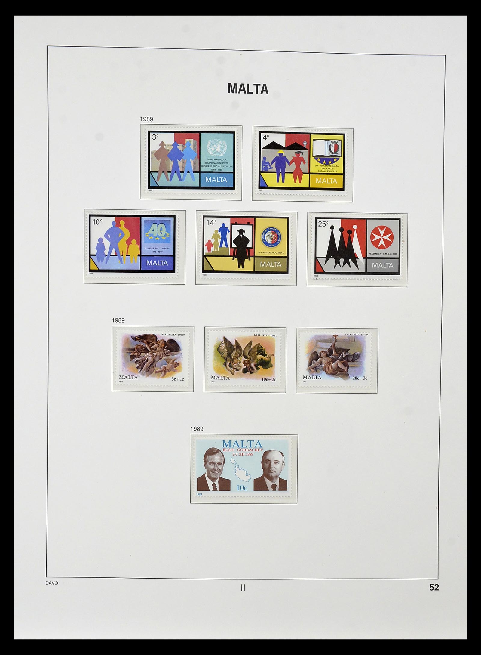 35114 069 - Postzegelverzameling 35114 Malta 1964-2005.