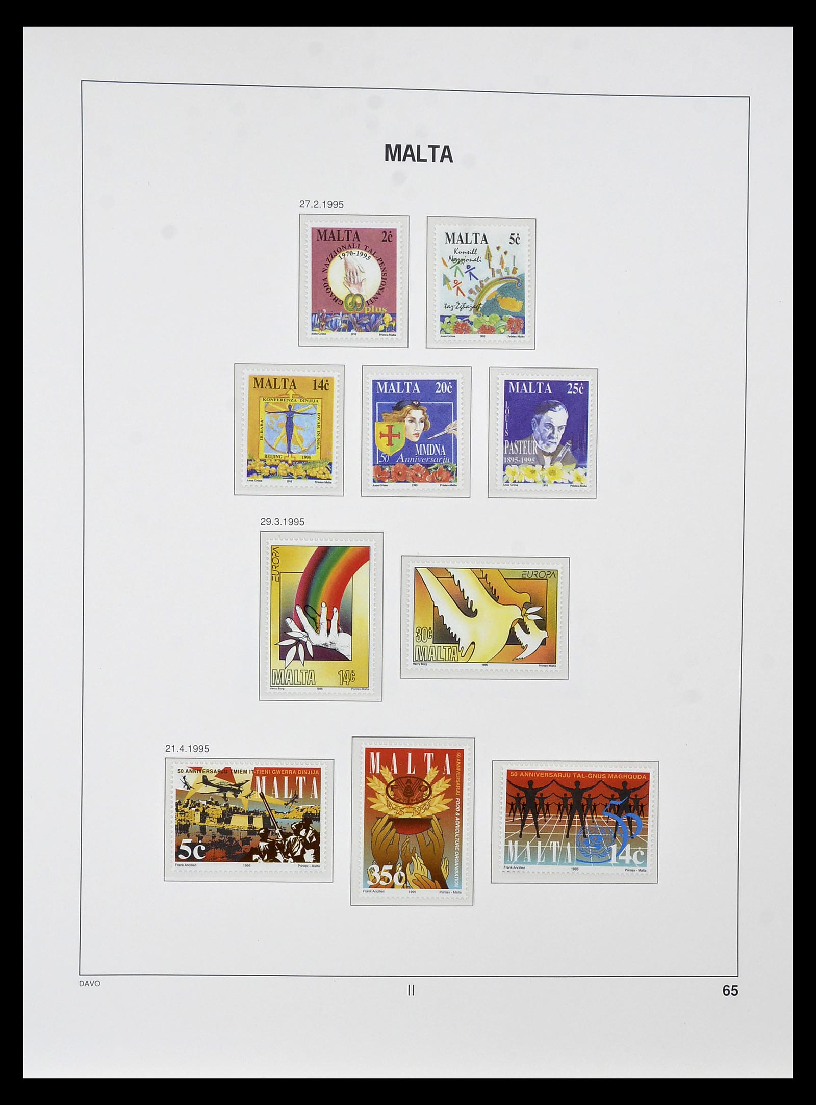 35114 082 - Stamp Collection 35114 Malta 1964-2005.