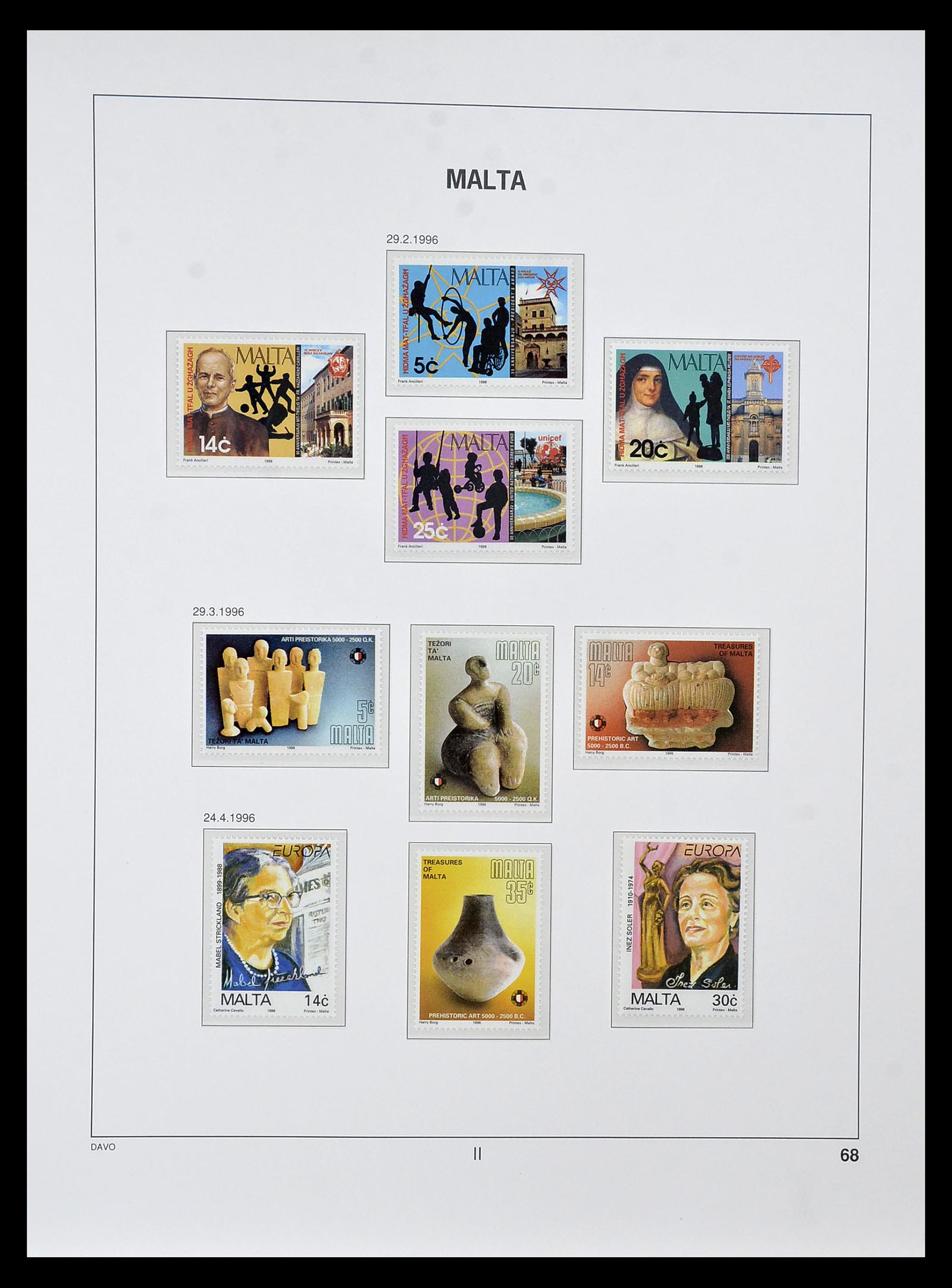 35114 085 - Stamp Collection 35114 Malta 1964-2005.