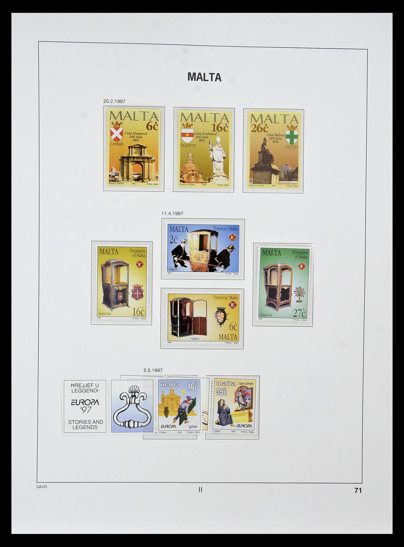 35114 088 - Stamp Collection 35114 Malta 1964-2005.