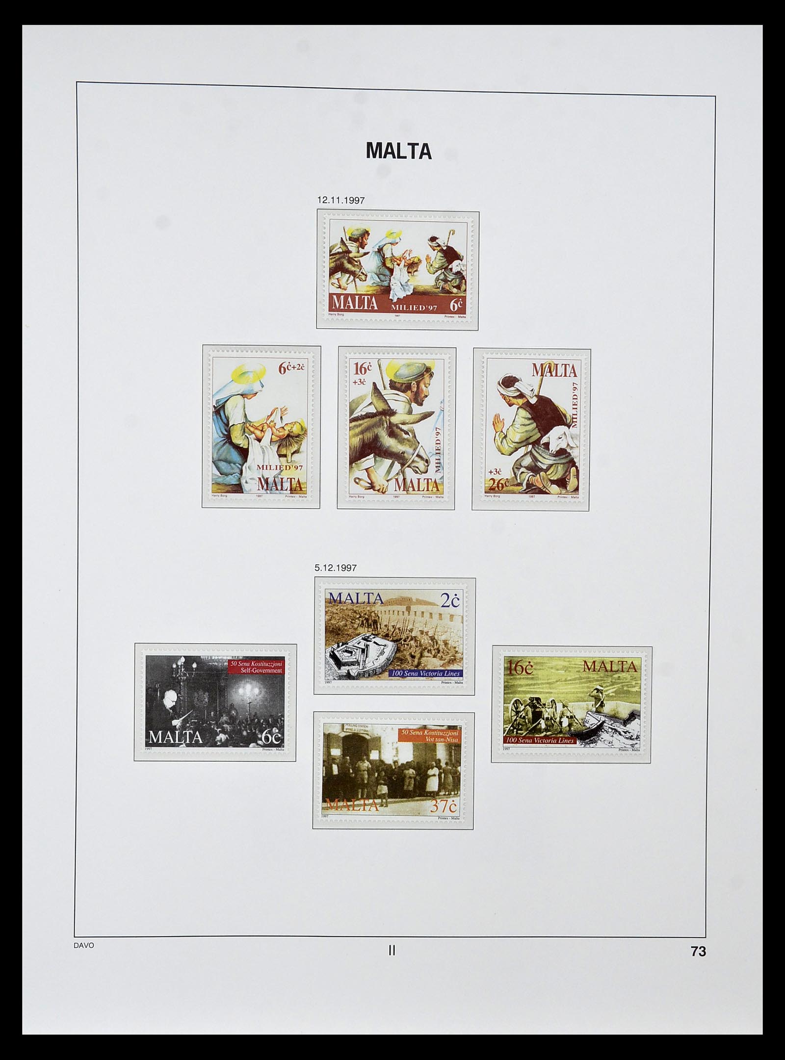 35114 090 - Stamp Collection 35114 Malta 1964-2005.