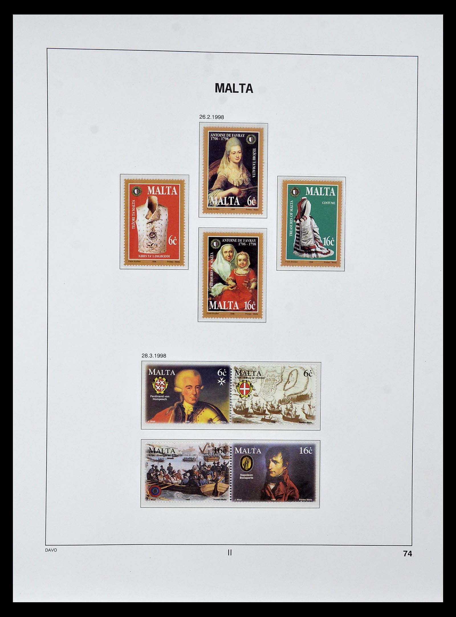 35114 091 - Stamp Collection 35114 Malta 1964-2005.