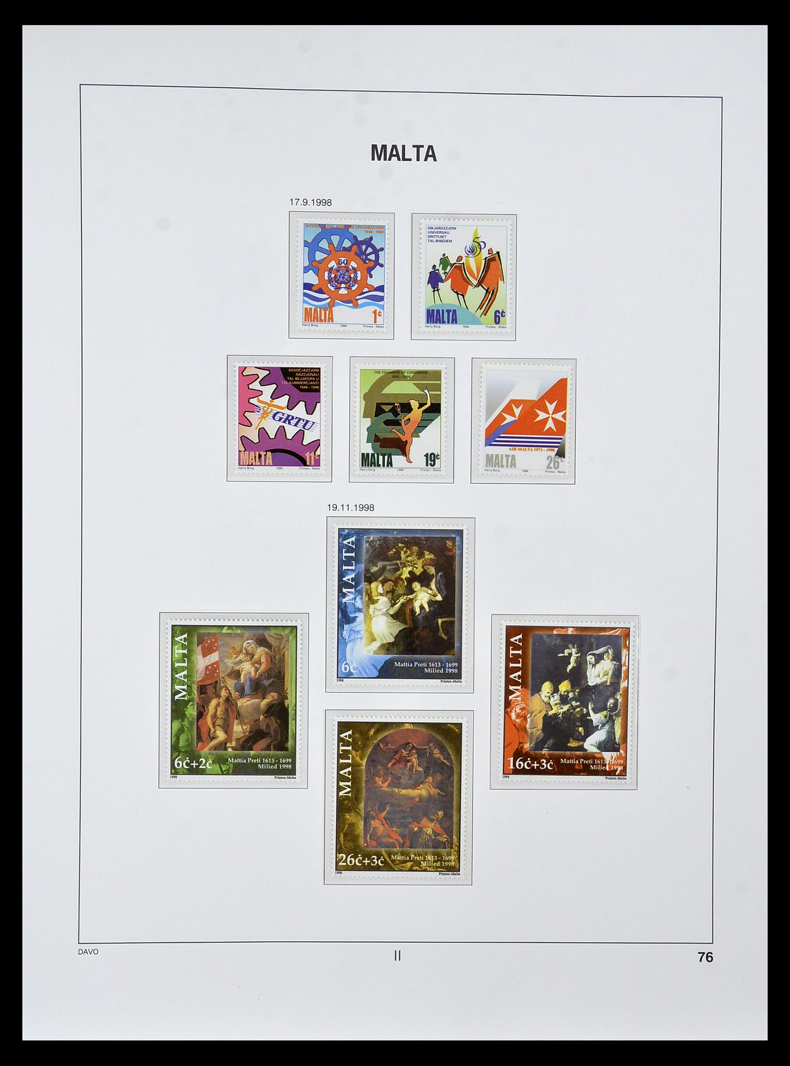 35114 093 - Stamp Collection 35114 Malta 1964-2005.