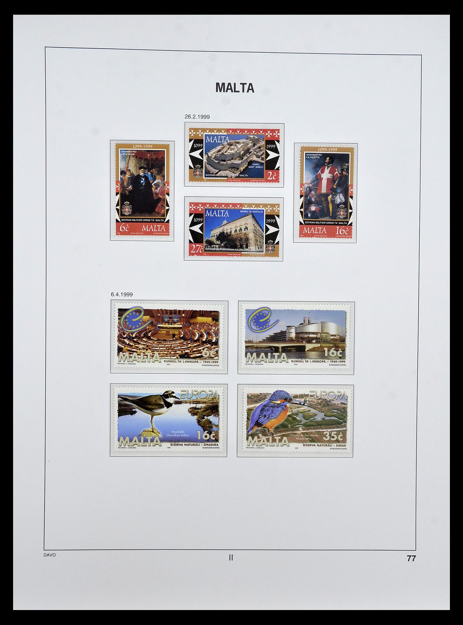 35114 094 - Stamp Collection 35114 Malta 1964-2005.