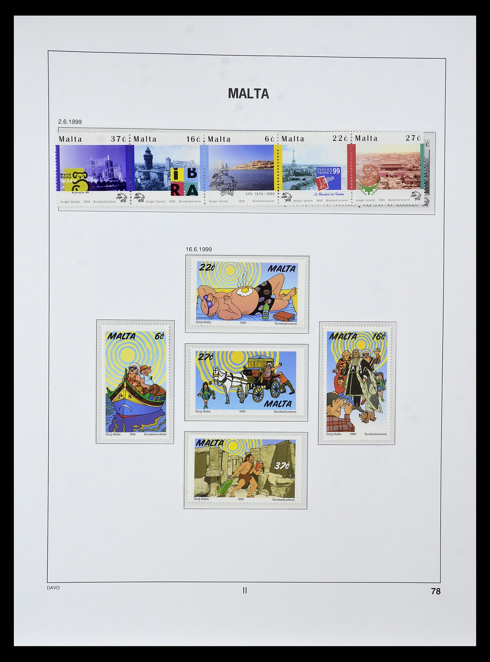 35114 095 - Stamp Collection 35114 Malta 1964-2005.