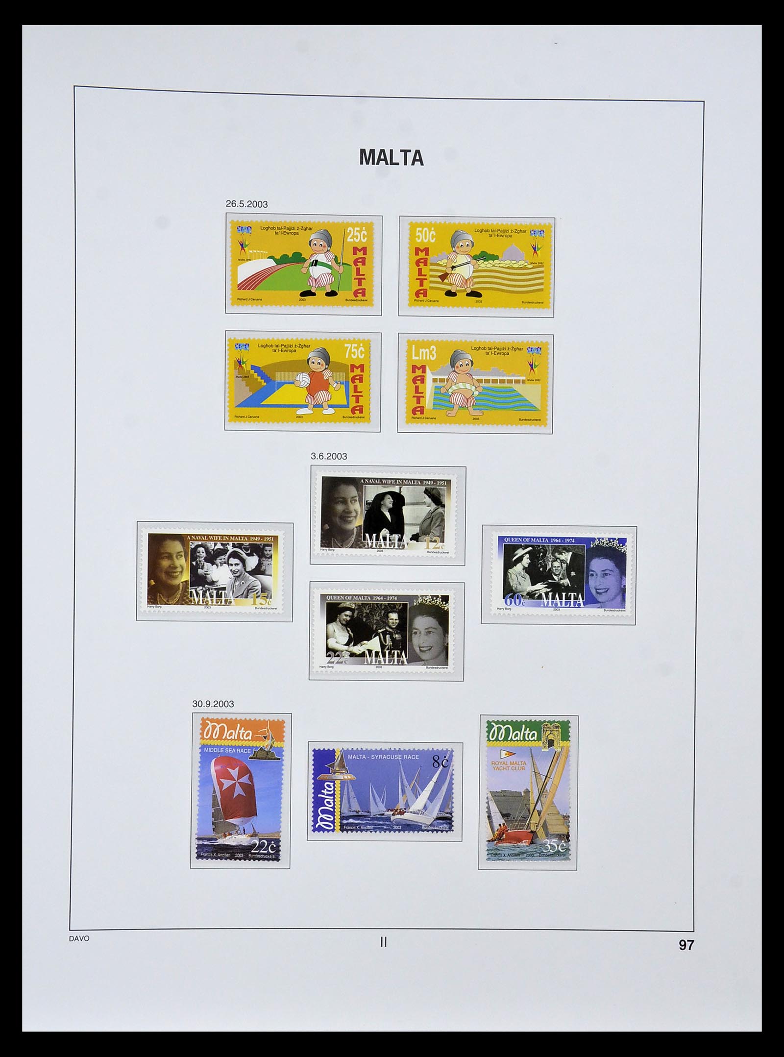 35114 114 - Stamp Collection 35114 Malta 1964-2005.