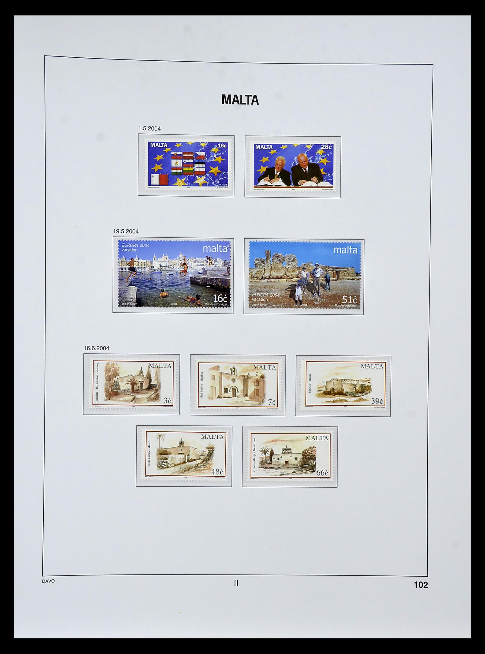 35114 119 - Stamp Collection 35114 Malta 1964-2005.